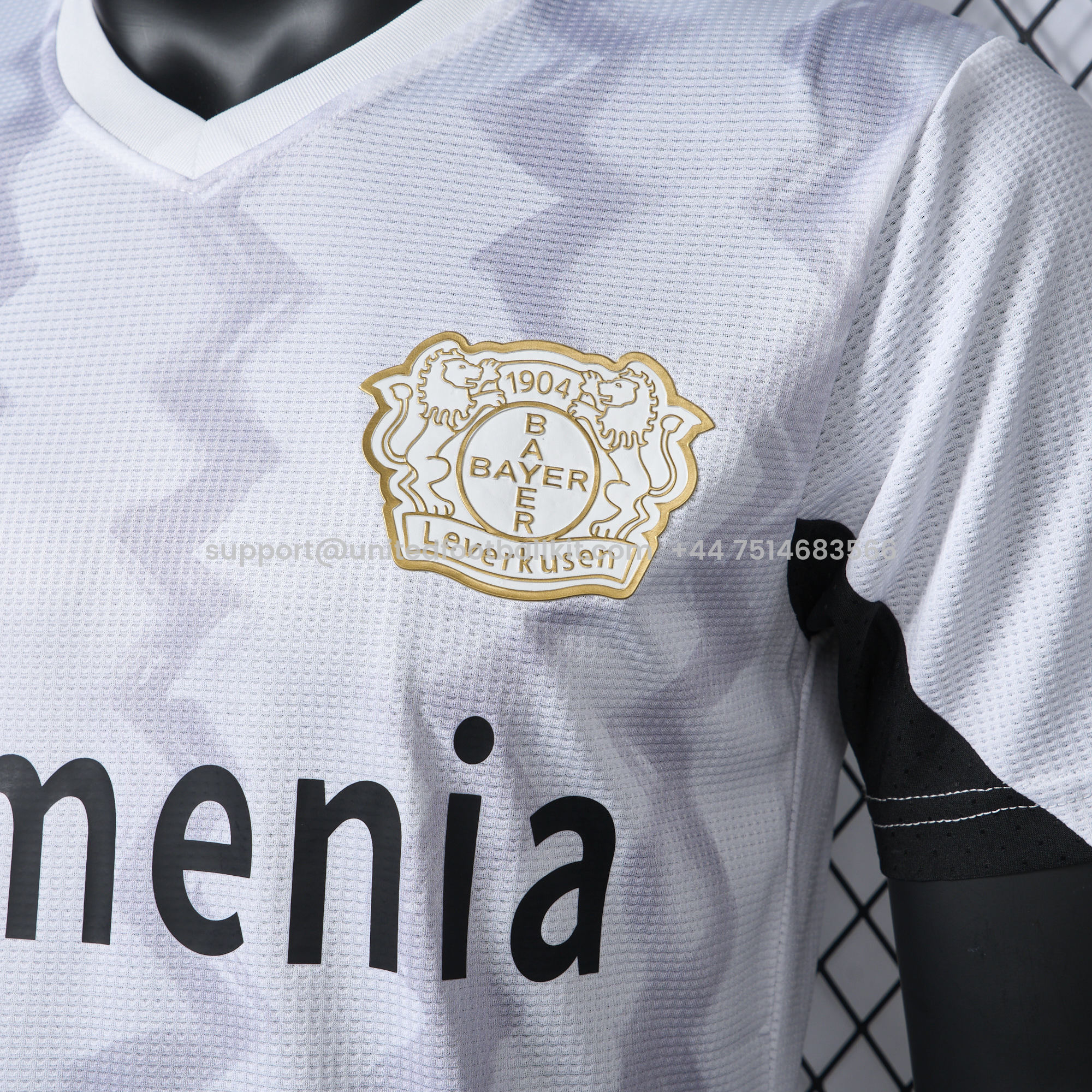 Unitedfootballkit.com | Bayer 04 Leverkusen 24-25 Away Jersey - Player Version -Customize Name, Number and Patch | Worldwide Shipping