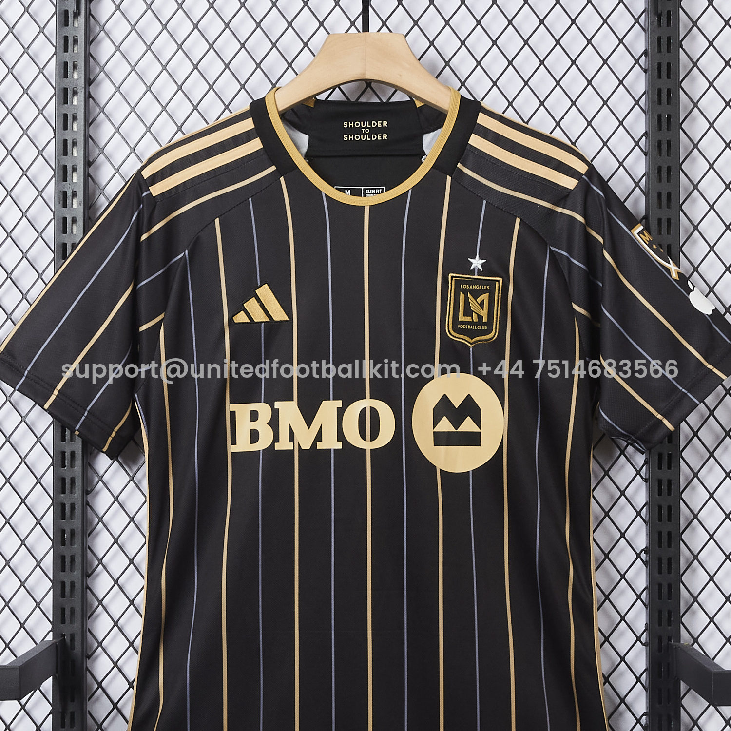 Unitedfootballkit.com | Los Angeles FC 25-26 Home Black Jersey - Fans Version -Customize Name, Number and Patch | Worldwide Shipping