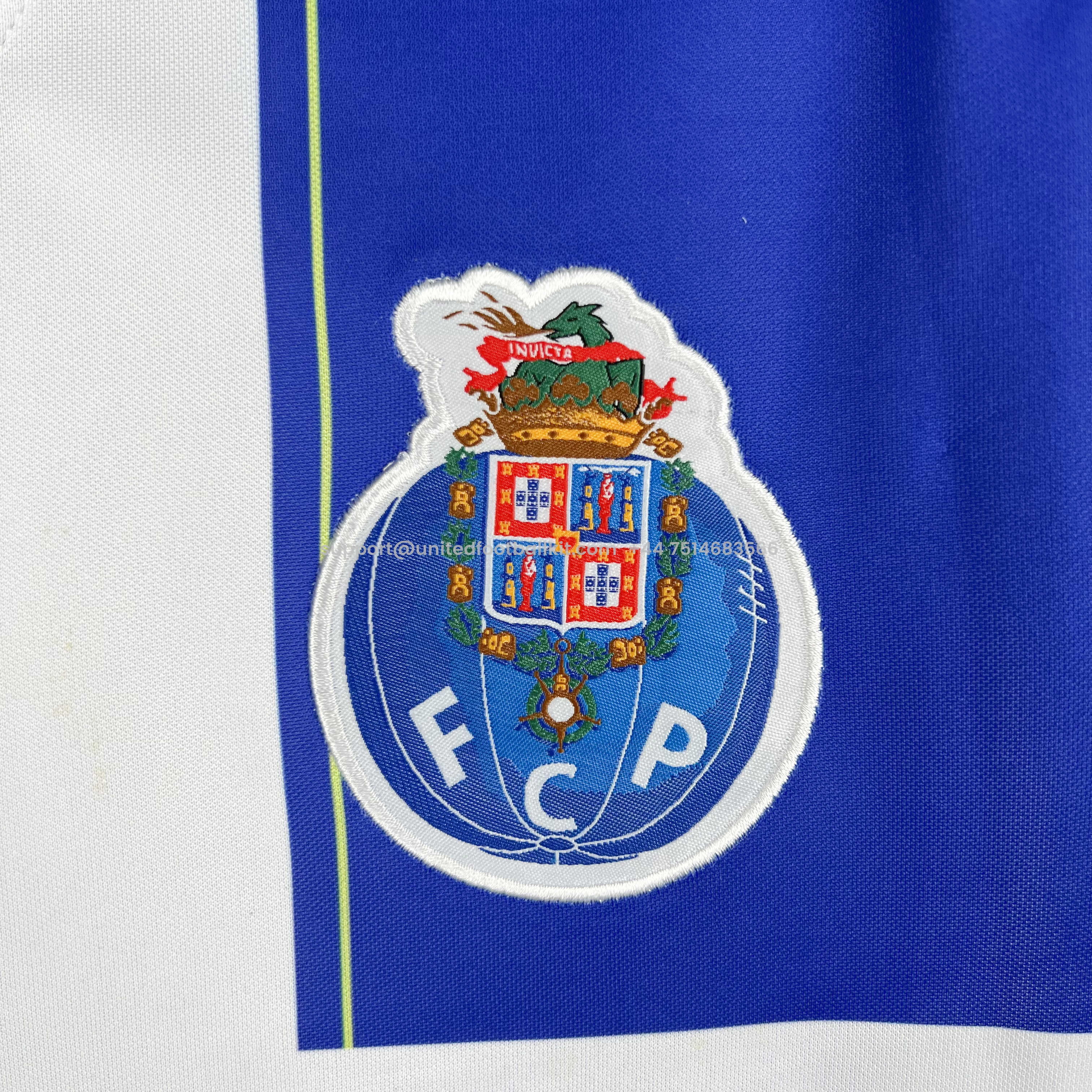 Unitedfootballkit.com | Retro Porto 1998-99 Home Stadium Jersey -Customize Name, Number and Patch | Worldwide Shipping