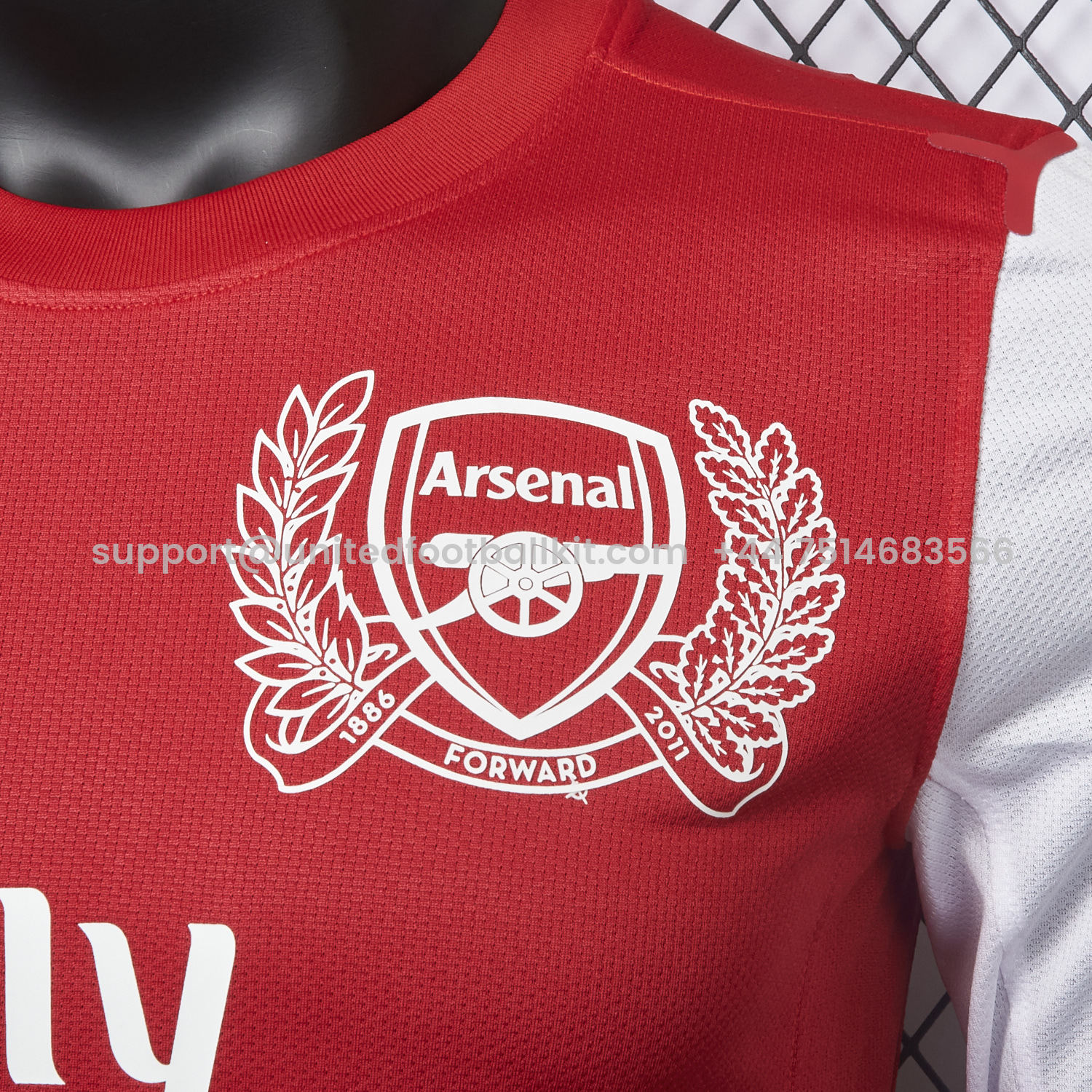 Unitedfootballkit.com | Retro Arsenal 2011-12 Home Long Sleeve Jersey - Player Version -Customize Name, Number and Patch | Worldwide Shipping