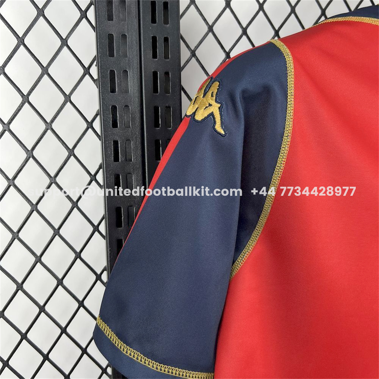 Unitedfootballkit.com | Genoa 25-26 Red And Blue Special Jersey - Fans Version -Customize Name, Number and Patch | Worldwide Shipping