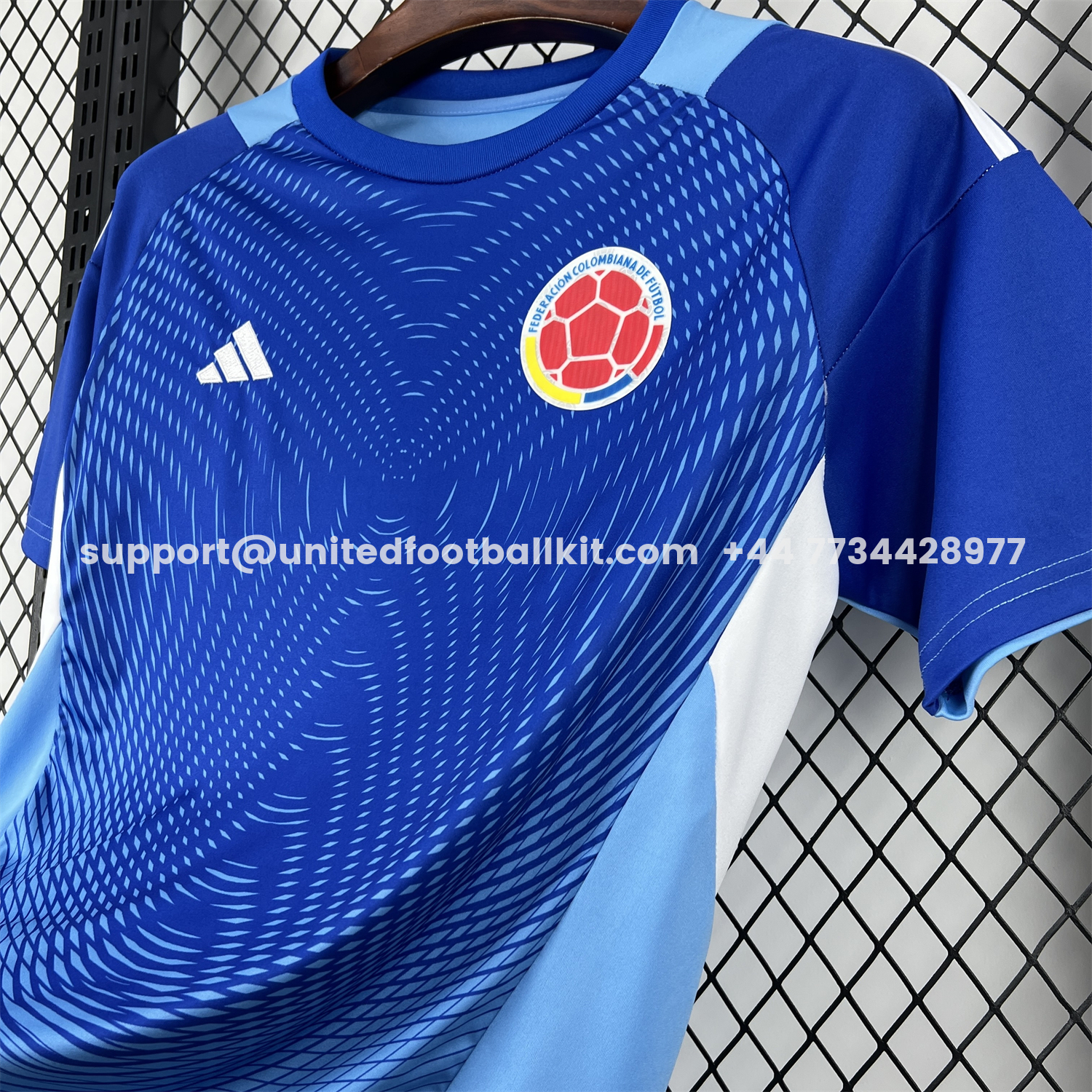 Unitedfootballkit.com | Colombia 2026 Blue Special Jersey - Fans Version -Customize Name, Number and Patch | Worldwide Shipping