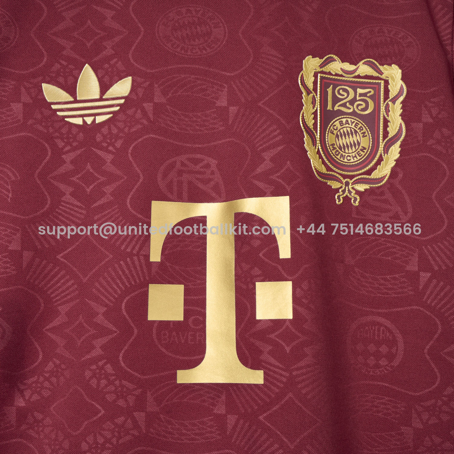 Unitedfootballkit.com | Bayern Munich 2025 125th Anniversary Kids Kit -Customize Name, Number and Patch | Worldwide Shipping