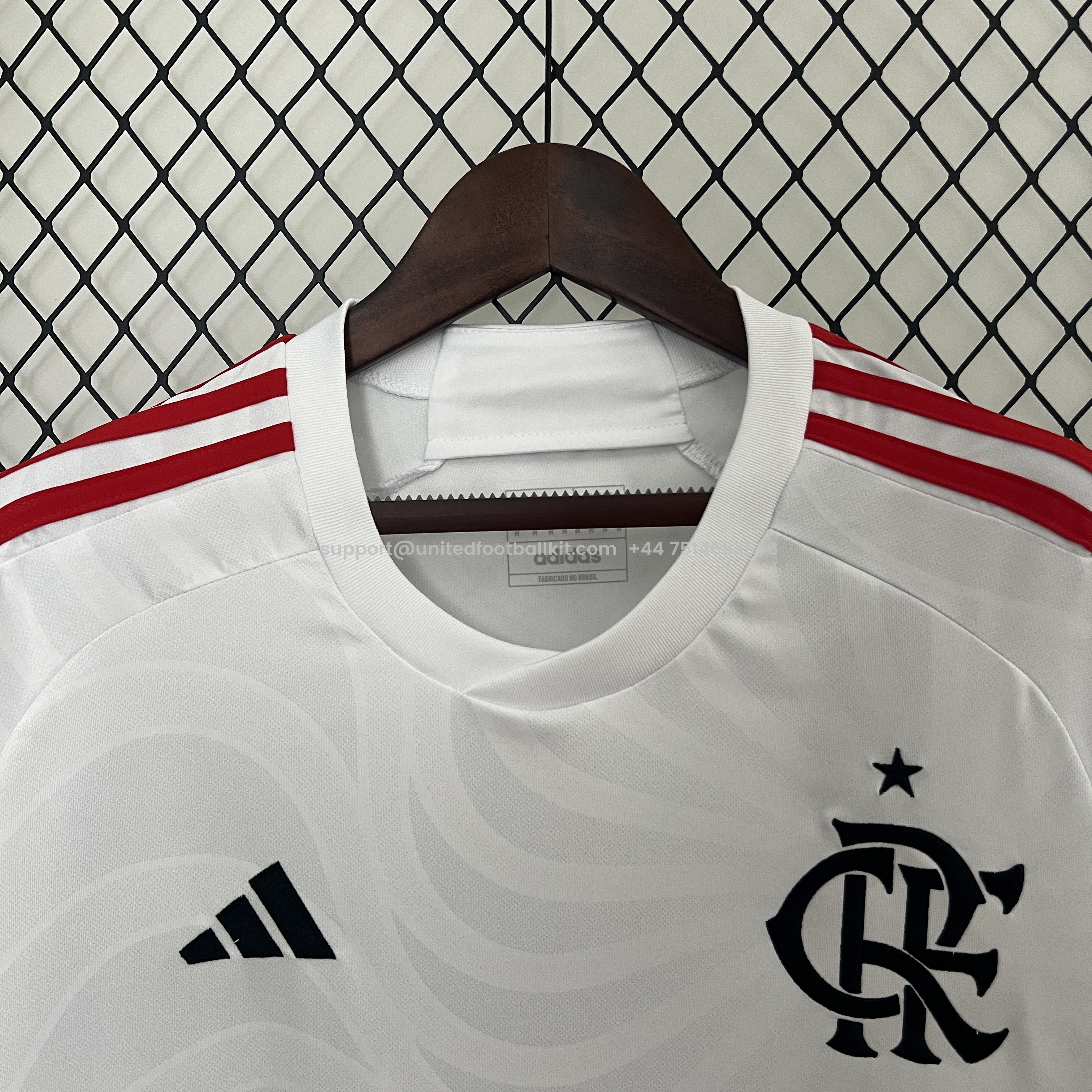 Unitedfootballkit.com | Flamengo 24-25 Away Jersey - Fans Version -Customize Name, Number and Patch | Worldwide Shipping