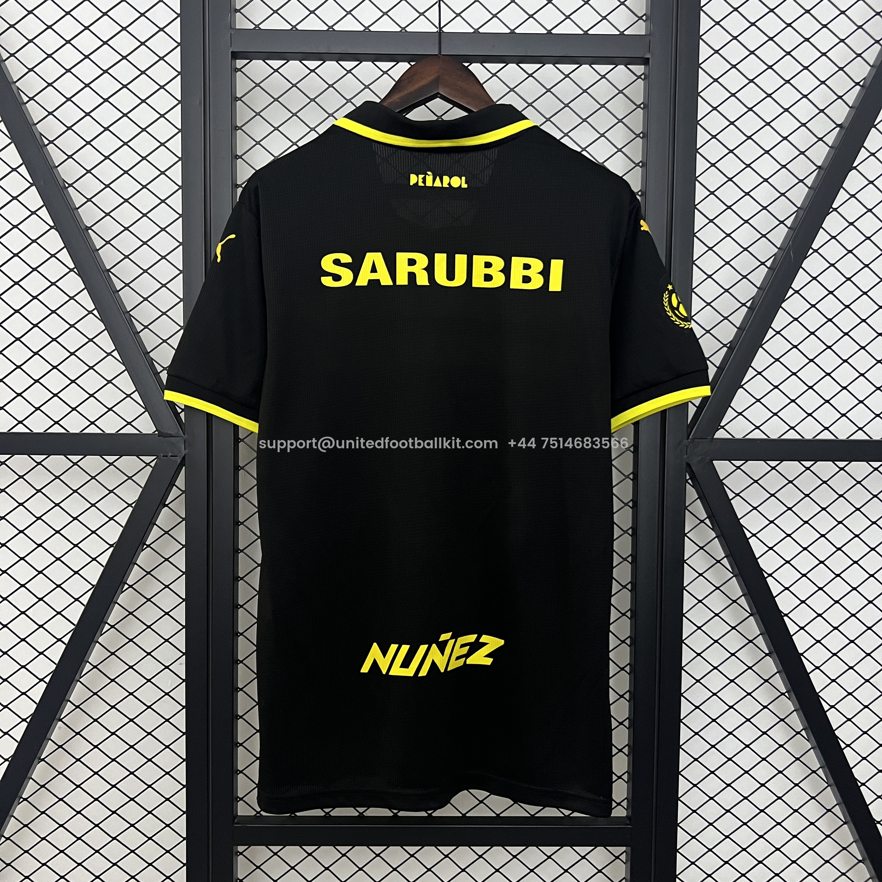 Unitedfootballkit.com | Peñarol 24-25 Away 2 Jersey - Fans Version -Customize Name, Number and Patch | Worldwide Shipping