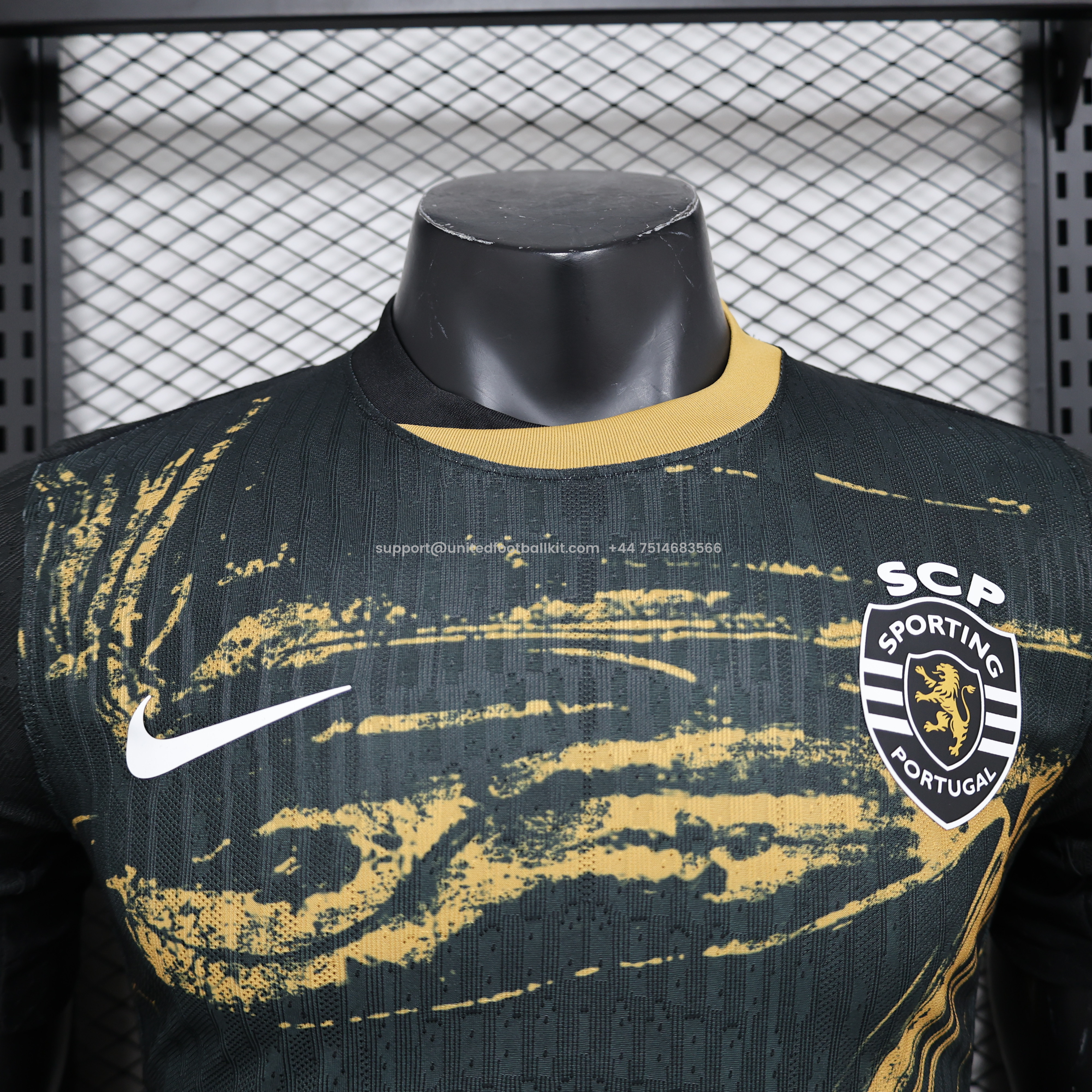 Unitedfootballkit.com | Sporting CP Portugal 24-25 Fourth Jersey - Player Version -Customize Name, Number and Patch | Worldwide Shipping