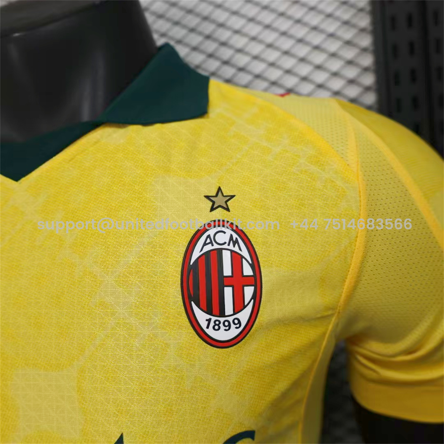 Unitedfootballkit.com | AC Milan 25-26 Third Jersey - Player Version -Customize Name, Number and Patch | Worldwide Shipping