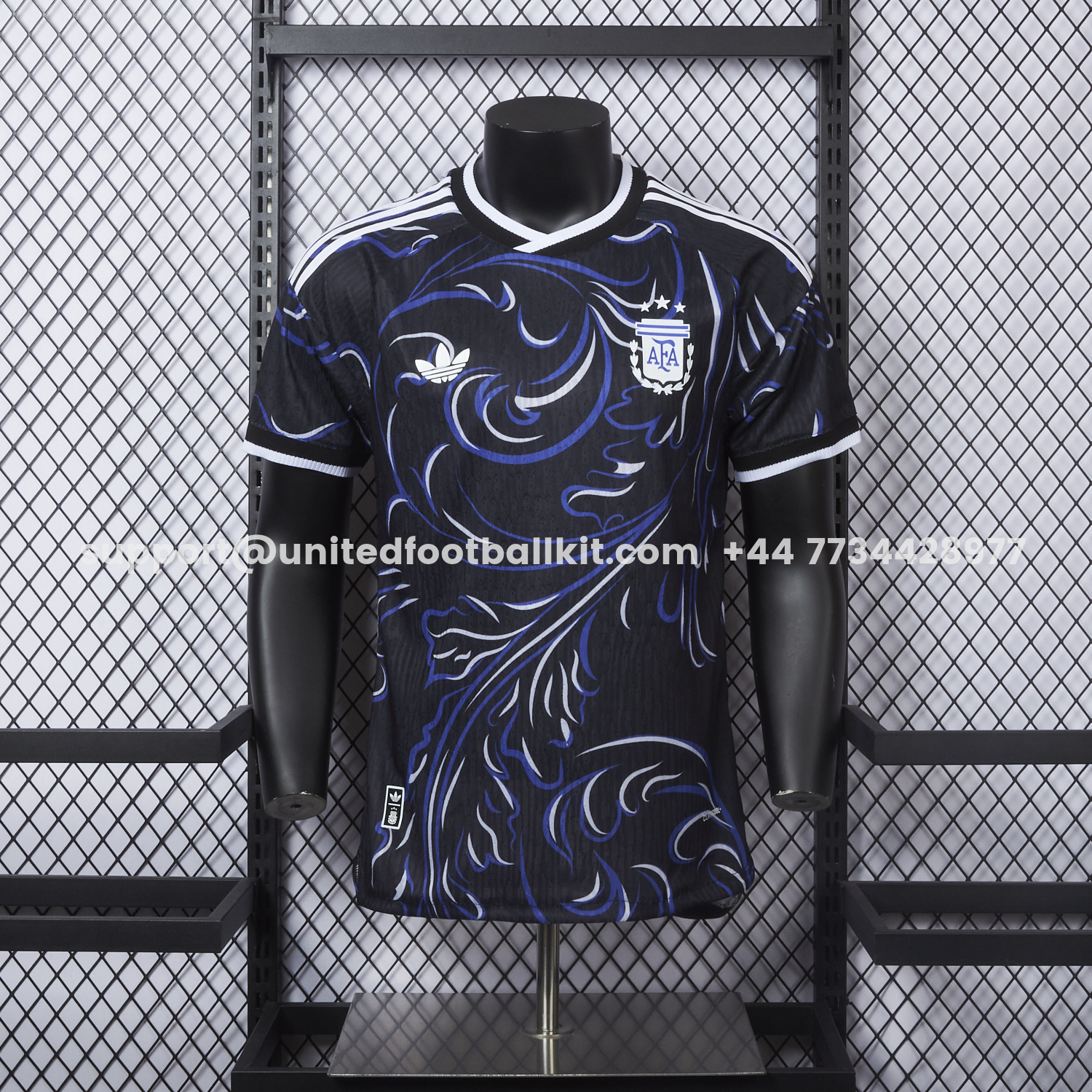 Unitedfootballkit.com | Argentina 2026 Away Deep Blue Jersey - Player Version -Customize Name, Number and Patch | Worldwide Shipping