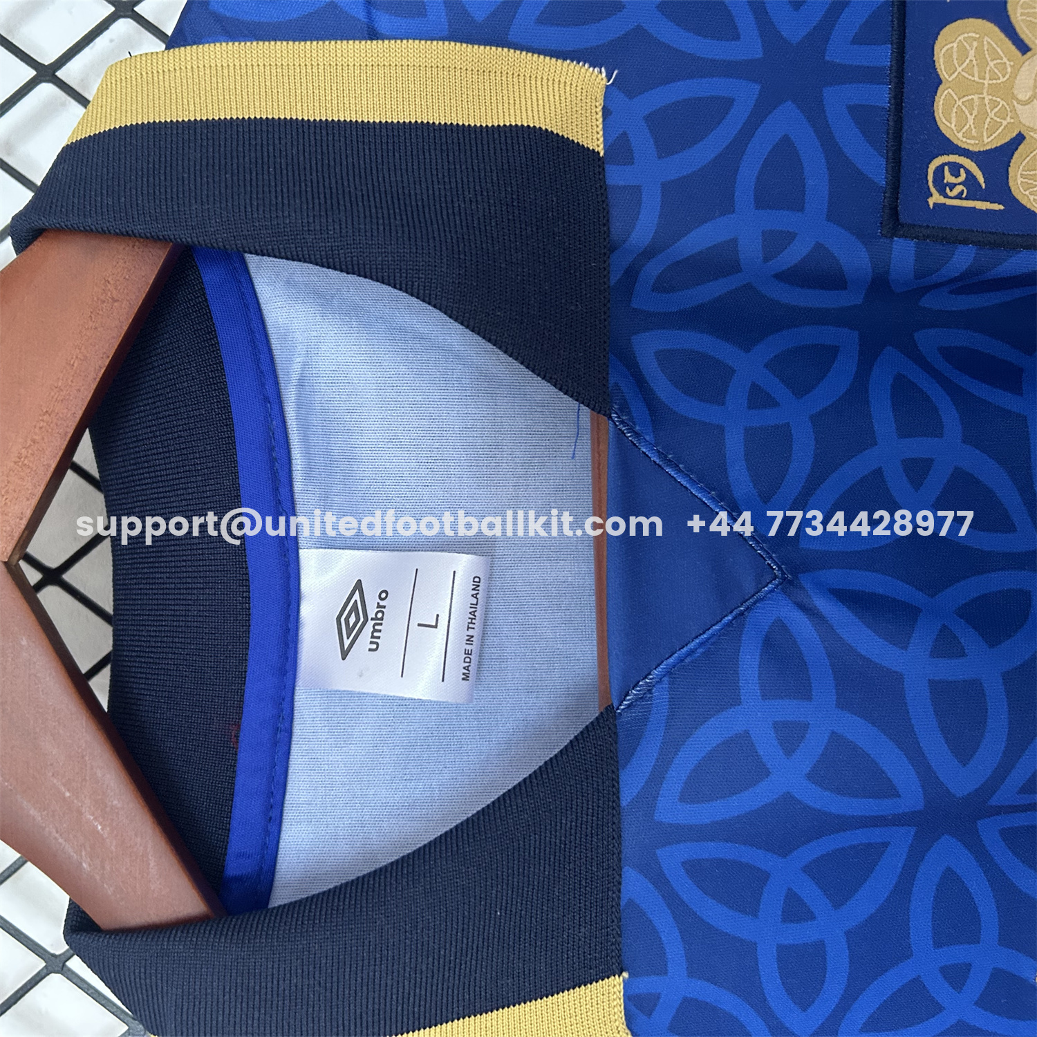 Unitedfootballkit.com | Ireland 2025 St. Patrick's Day Blue Jersey - Fans Version -Customize Name, Number and Patch | Worldwide Shipping