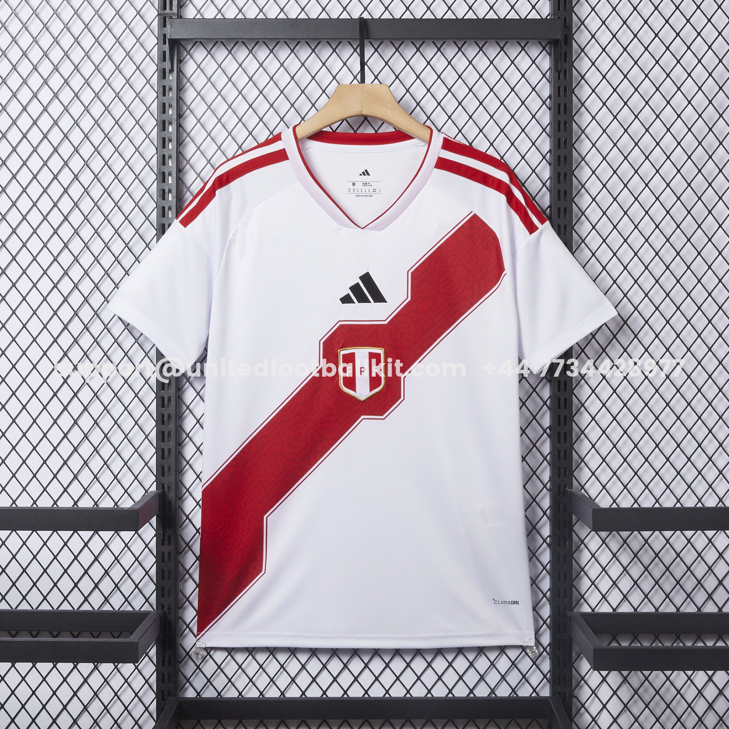 Unitedfootballkit.com | Peru 2026 Home Jersey - Fans Version -Customize Name, Number and Patch | Worldwide Shipping