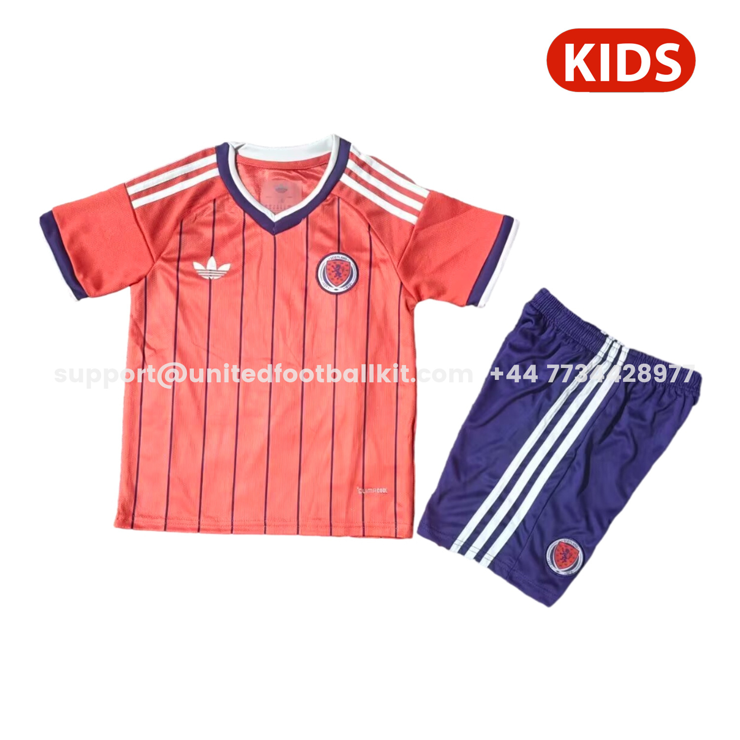 Unitedfootballkit.com | S-c-o.t l.a-n.d 2026 Away Kids Kit -Customize Name, Number and Patch | Worldwide Shipping
