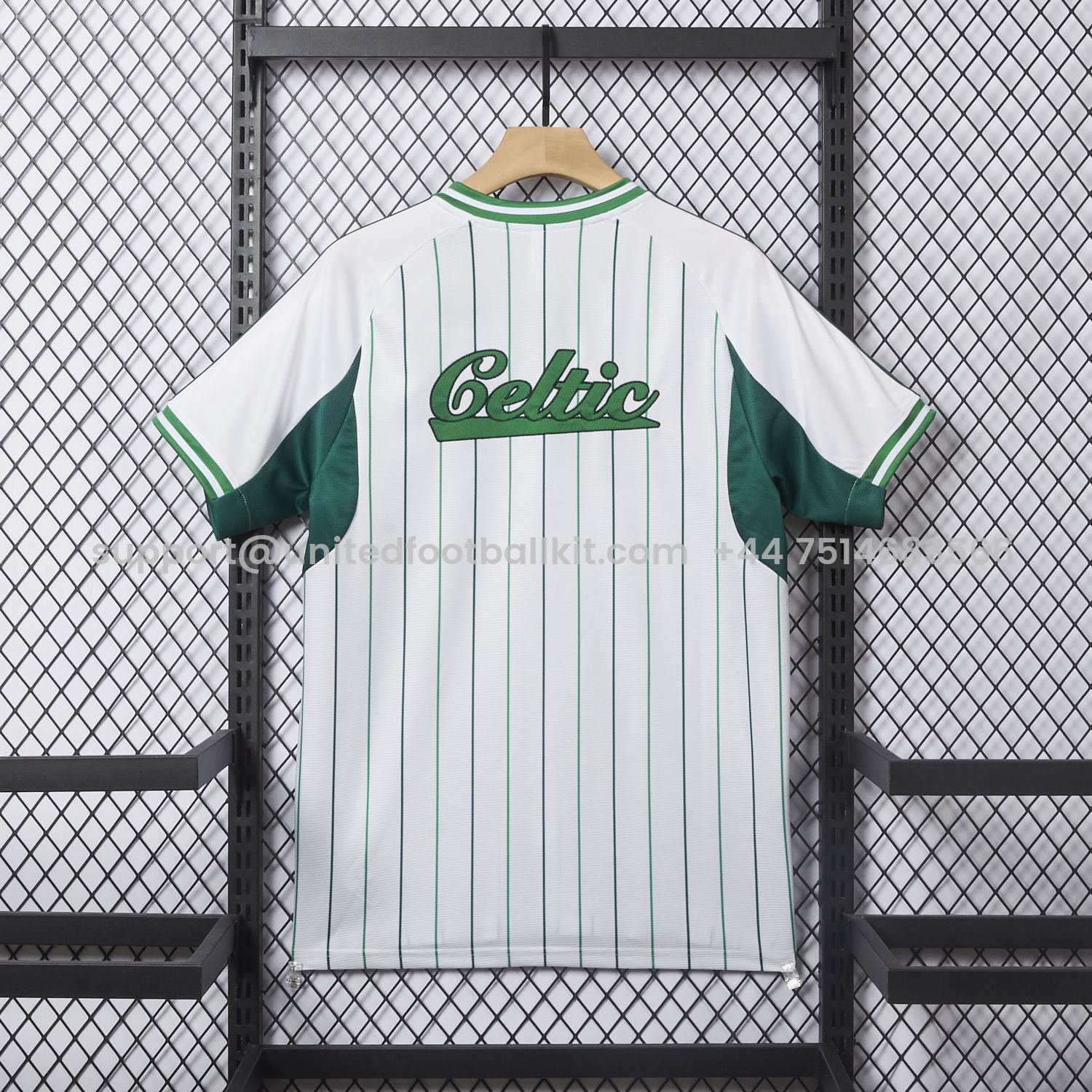Unitedfootballkit.com | Celtic 25-26 White Baseball Jersey -Customize Name, Number and Patch | Worldwide Shipping