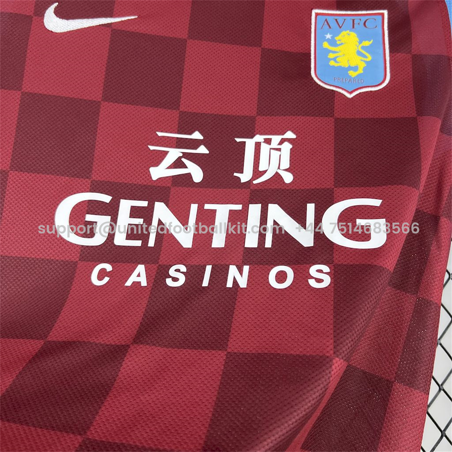 Unitedfootballkit.com | Retro Aston Villa 2011-12 Home Jersey -Customize Name, Number and Patch | Worldwide Shipping