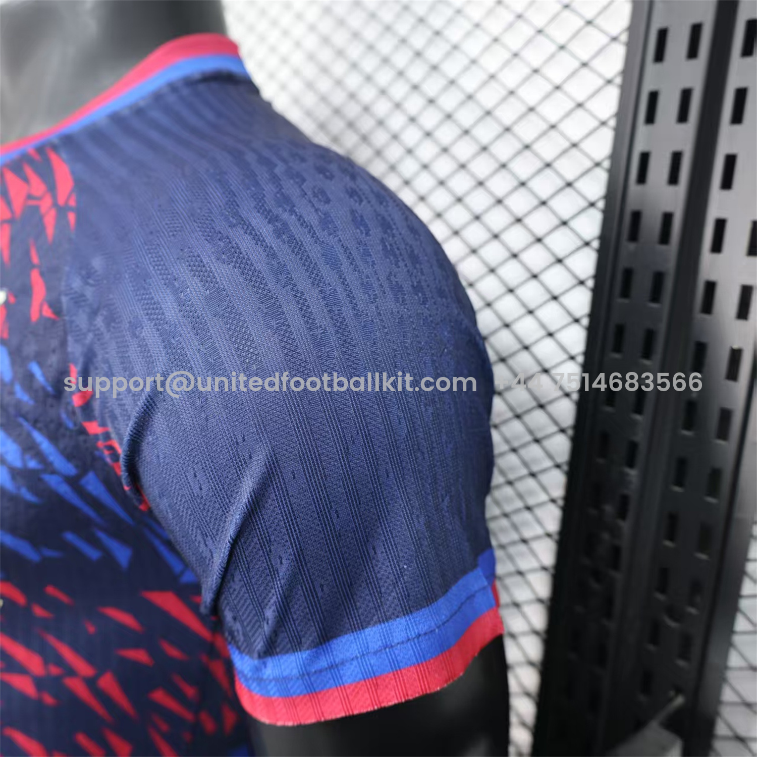Unitedfootballkit.com | Barcelona 25-26 Red And Blue Surround Special Jersey - Player Version -Customize Name, Number and Patch | Worldwide Shipping