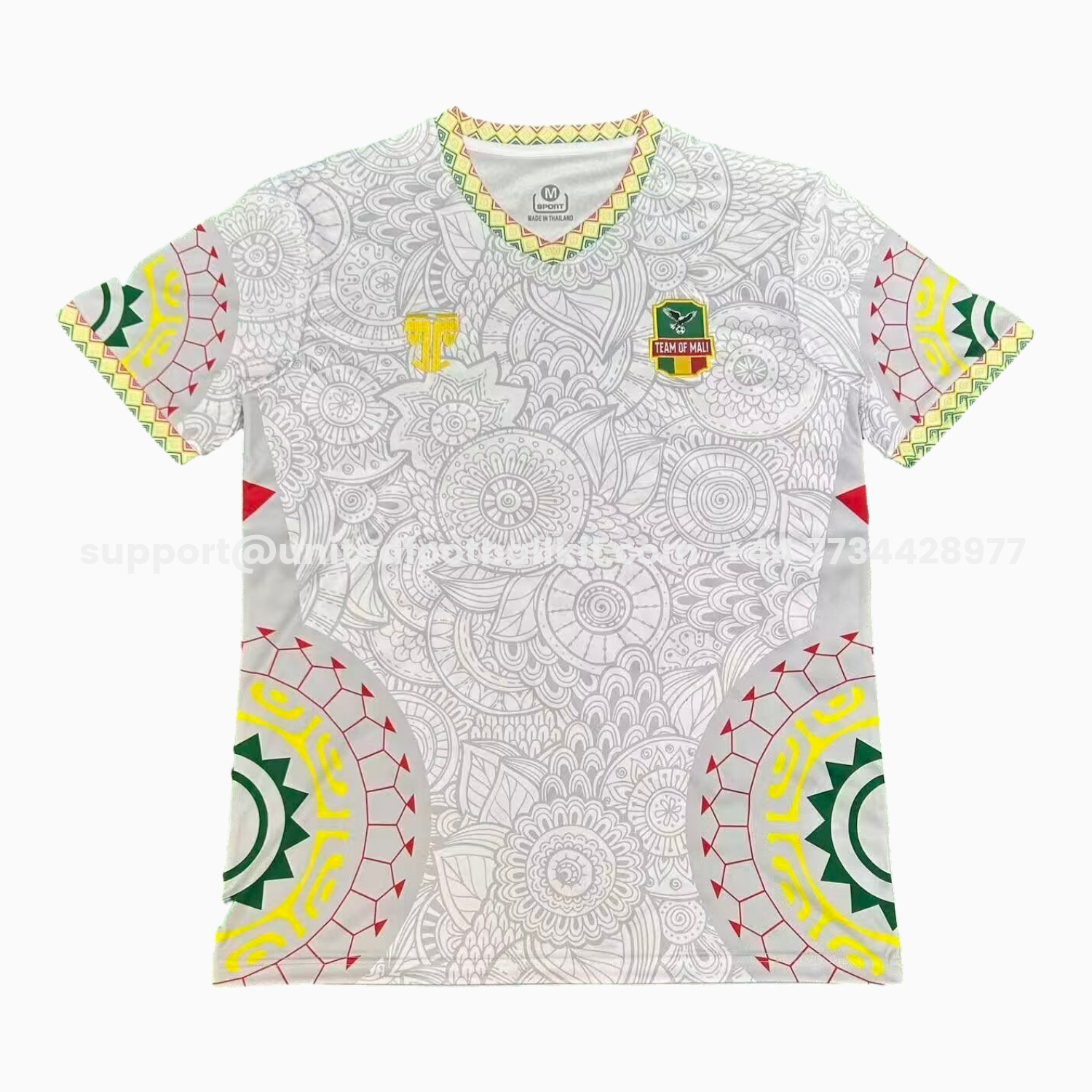 Unitedfootballkit.com | Mali 25-26 White Special Jersey - Fans Version -Customize Name, Number and Patch | Worldwide Shipping