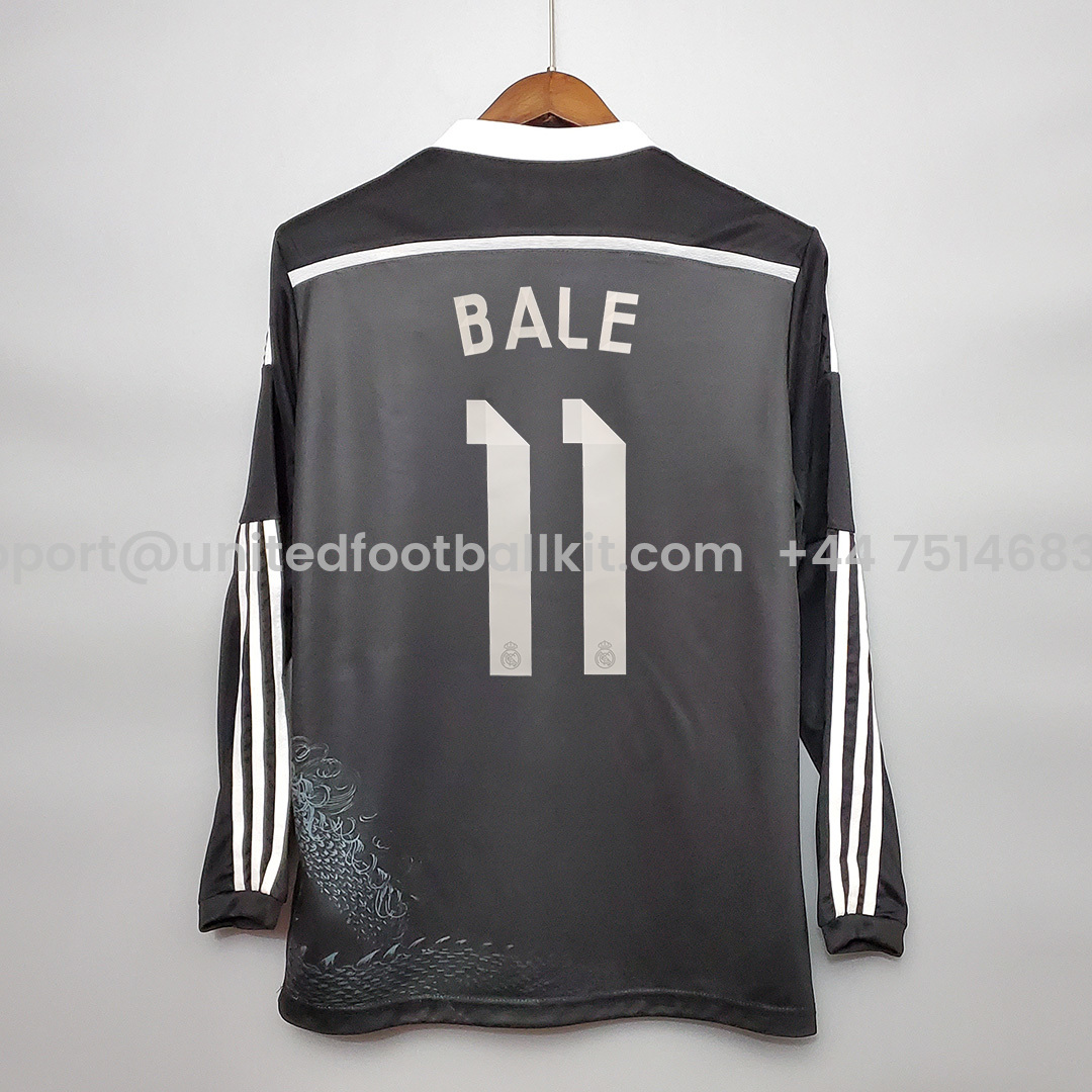 Unitedfootballkit.com | Retro Real Madrid 14-15 Third Long Sleeve Jersey -Customize Name, Number and Patch | Worldwide Shipping