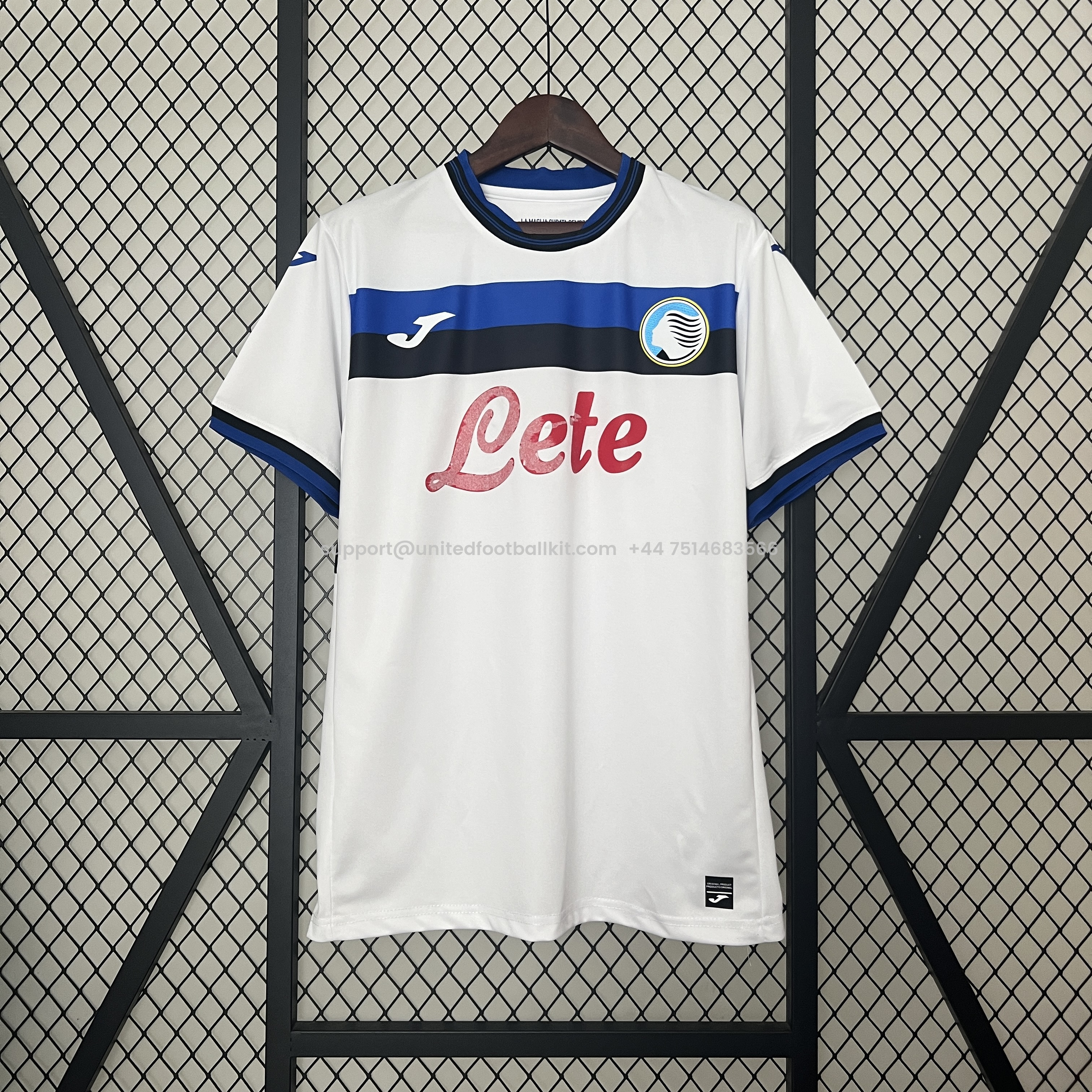 Unitedfootballkit.com | Atalanta 24-25 Away Jersey - Fans Version -Customize Name, Number and Patch | Worldwide Shipping