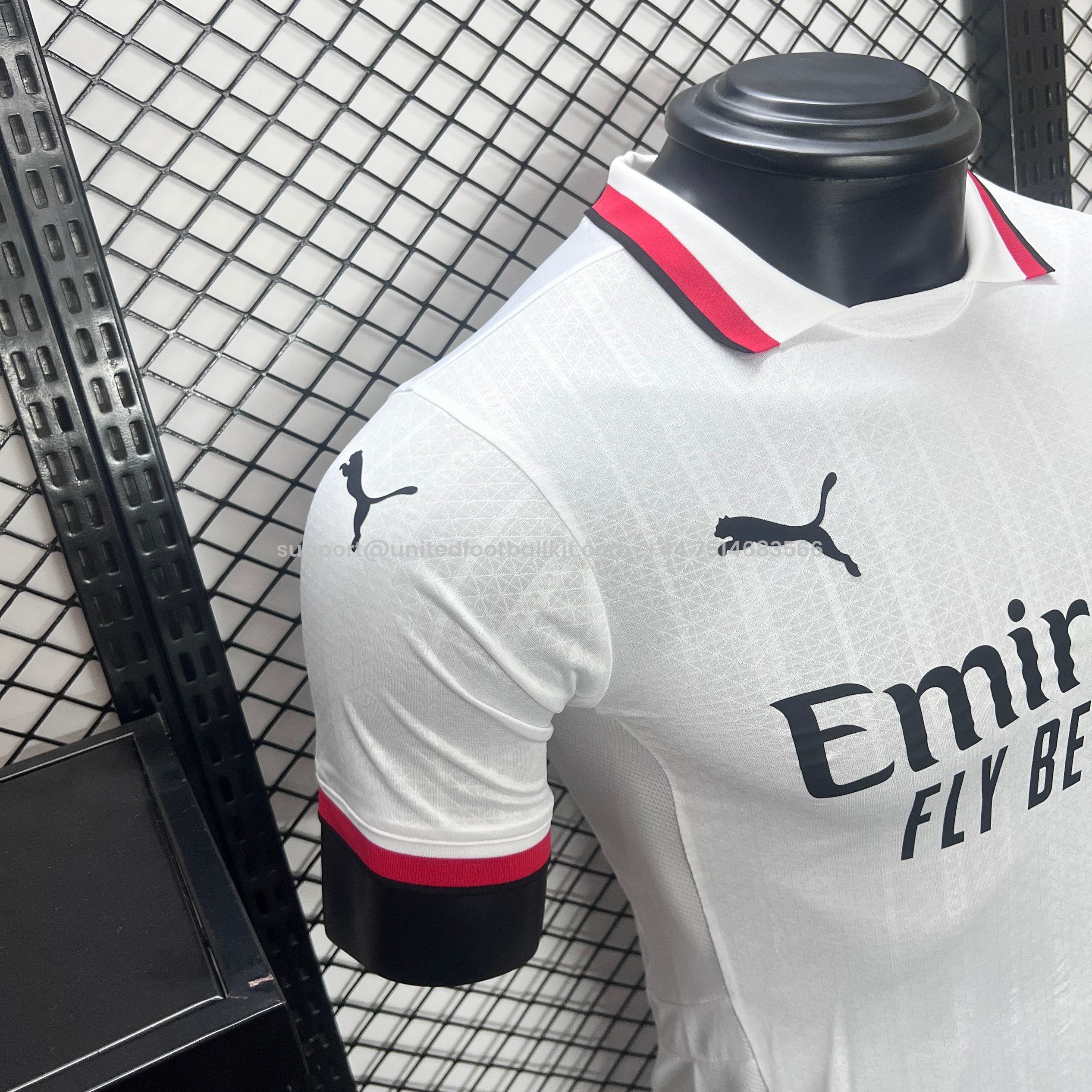 Unitedfootballkit.com | AC Milan 24-25 Away Jersey - Player Version -Customize Name, Number and Patch | Worldwide Shipping