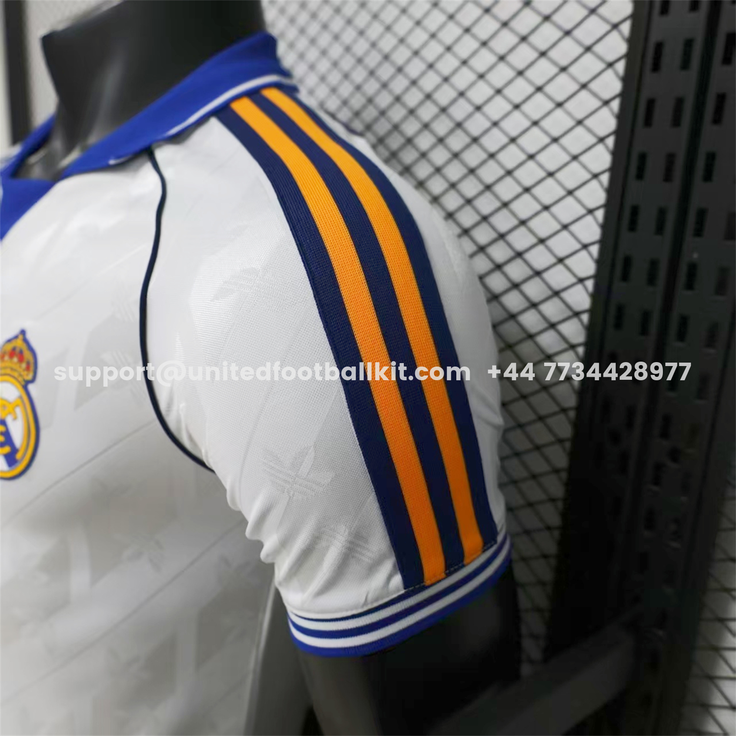 Unitedfootballkit.com | Real Madrid 25-26 Retro Style White Special Jersey - Player Version -Customize Name, Number and Patch | Worldwide Shipping