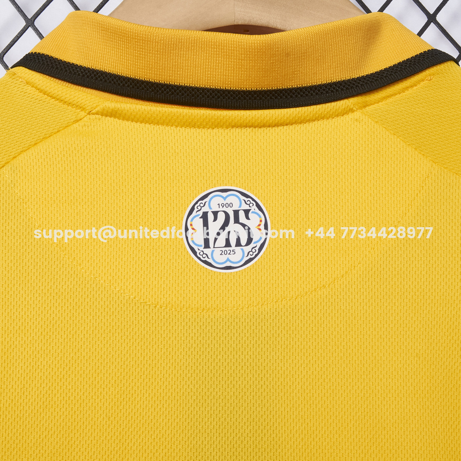 Unitedfootballkit.com | RCD Espanyol 25-26 125th Anniversary Yellow Jersey - Fans Version -Customize Name, Number and Patch | Worldwide Shipping