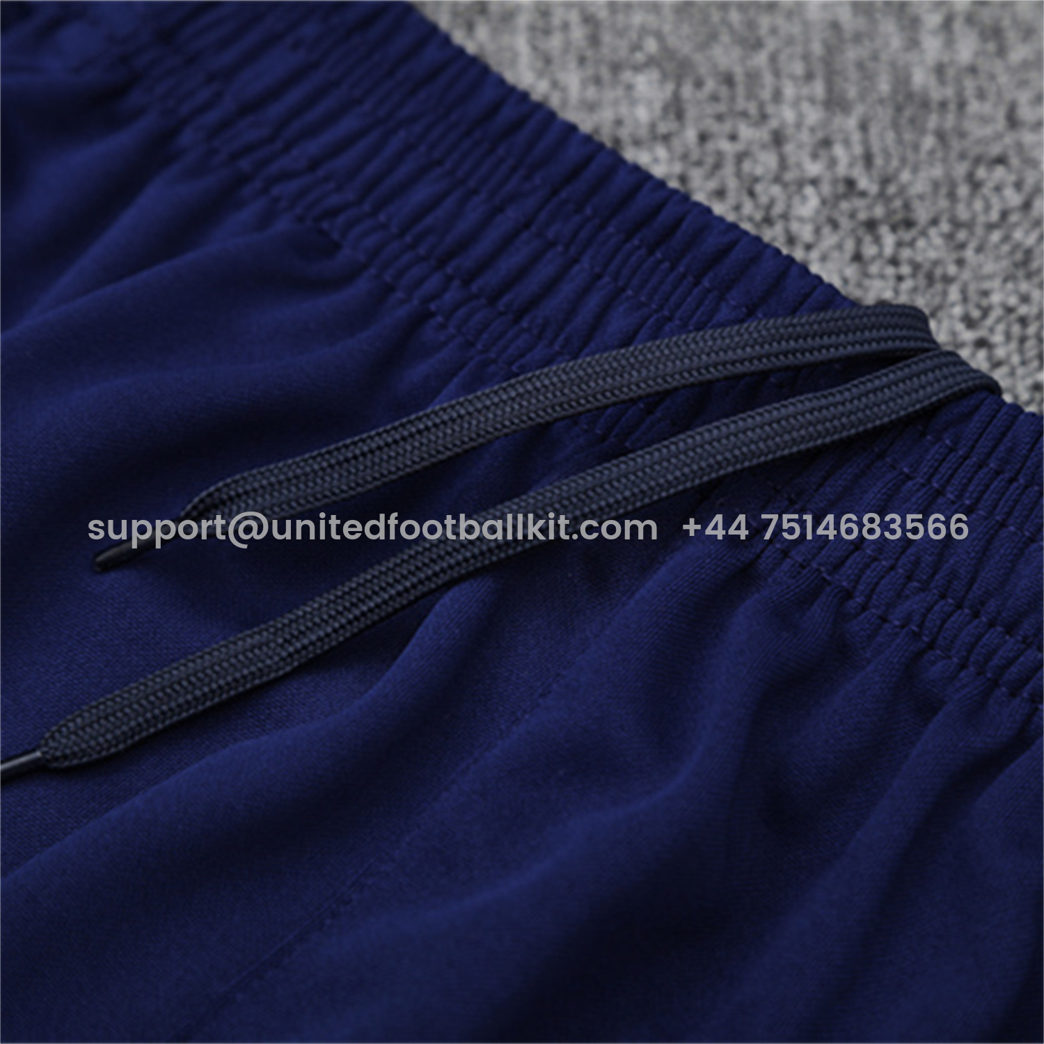 Unitedfootballkit.com | Portugal 25-26 Long Sleeve Training Set - Royal Blue -Customize Name, Number and Patch | Worldwide Shipping