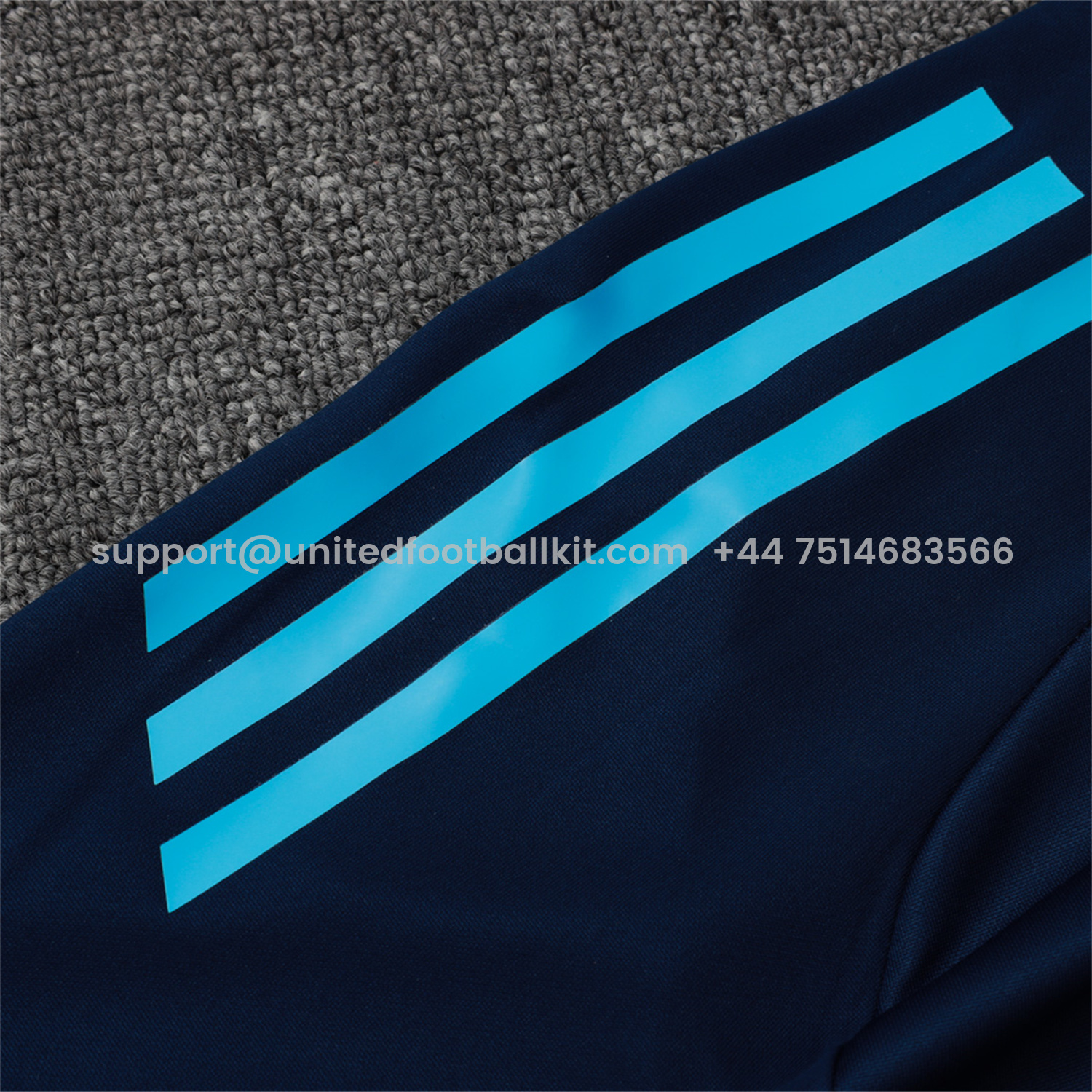 Unitedfootballkit.com | Arsenal 25-26 Long Sleeve Training Set - Deep Blue -Customize Name, Number and Patch | Worldwide Shipping