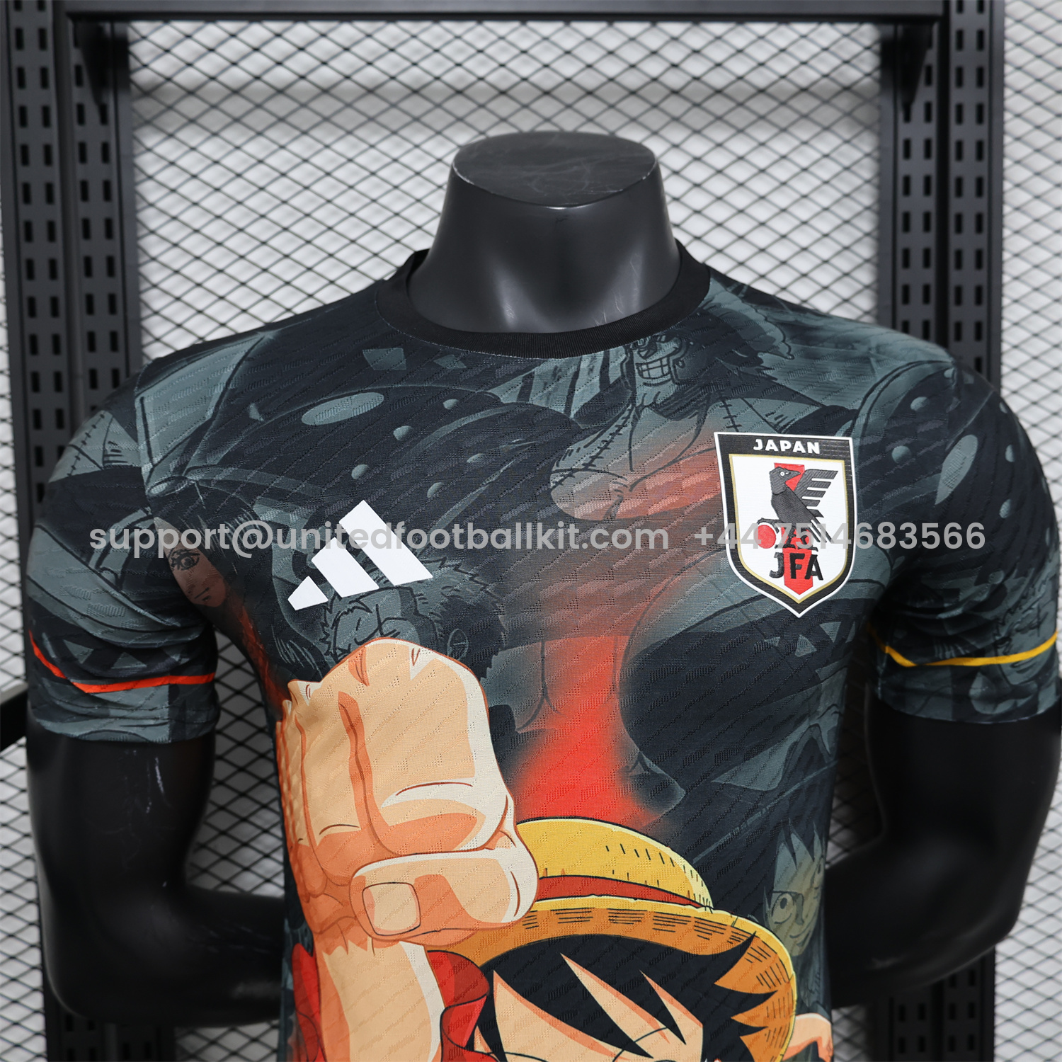 Unitedfootballkit.com | Japan 24-25 Luffy Fist Special Edition Jersey - Player Version -Customize Name, Number and Patch | Worldwide Shipping