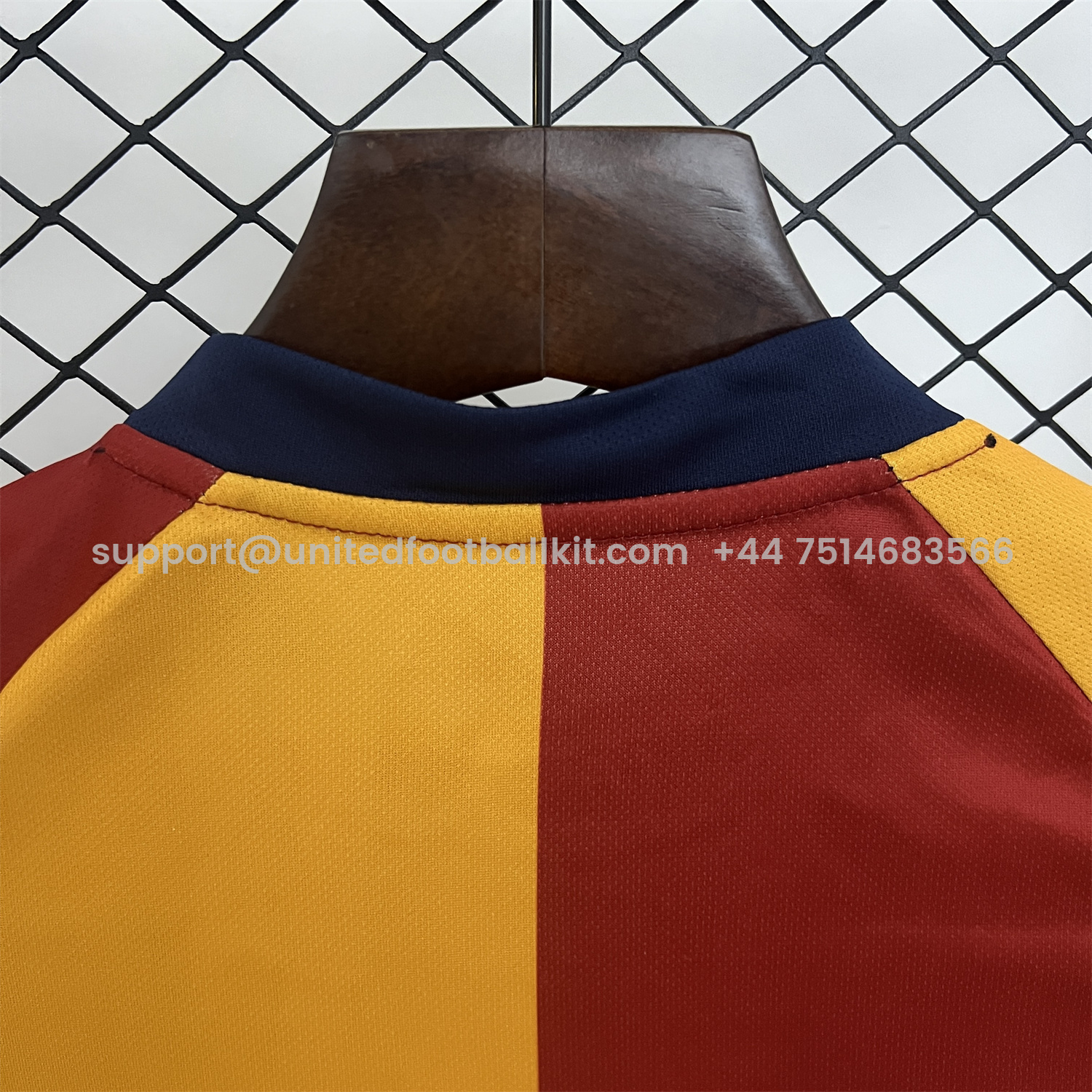 Unitedfootballkit.com | Retro Roma 2001-02 Home Kids Kit -Customize Name, Number and Patch | Worldwide Shipping