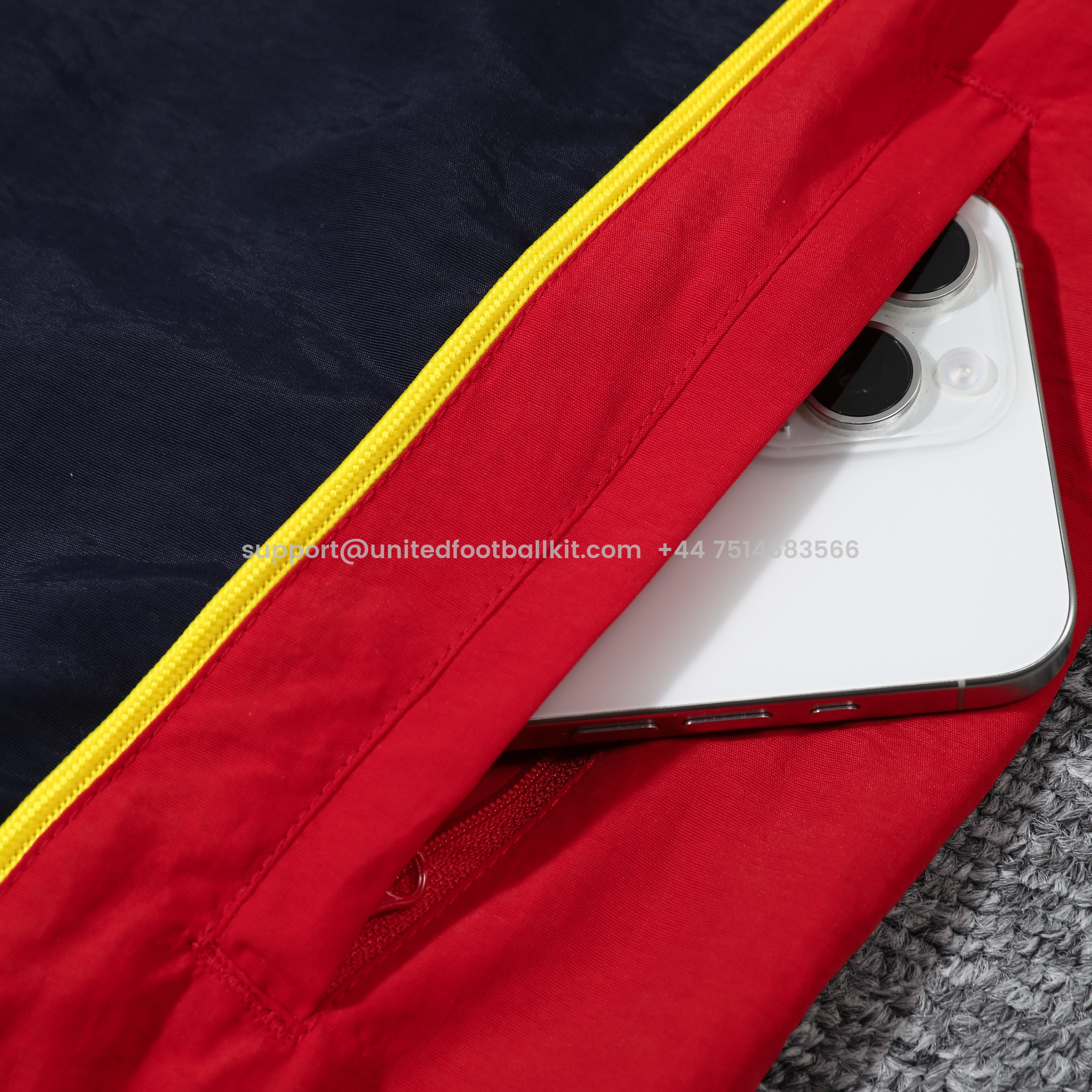 Unitedfootballkit.com | Arsenal 24-25 Blue Throwback Windbreaker Suit - Jackets & Pants -Customize Name, Number and Patch | Worldwide Shipping