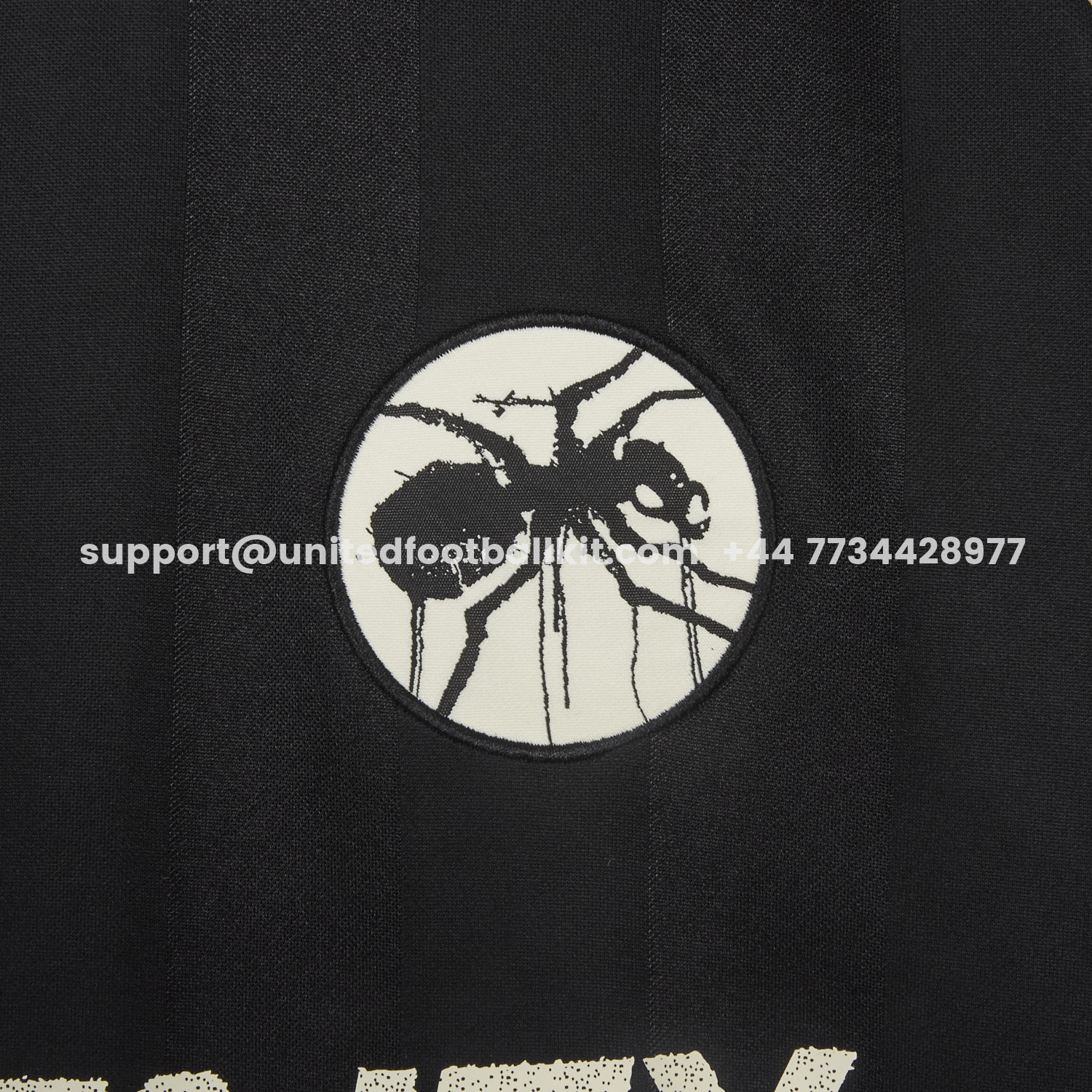 Unitedfootballkit.com | The Prodigy 2026 Black Football Jersey - Fans Version -Customize Name, Number and Patch | Worldwide Shipping