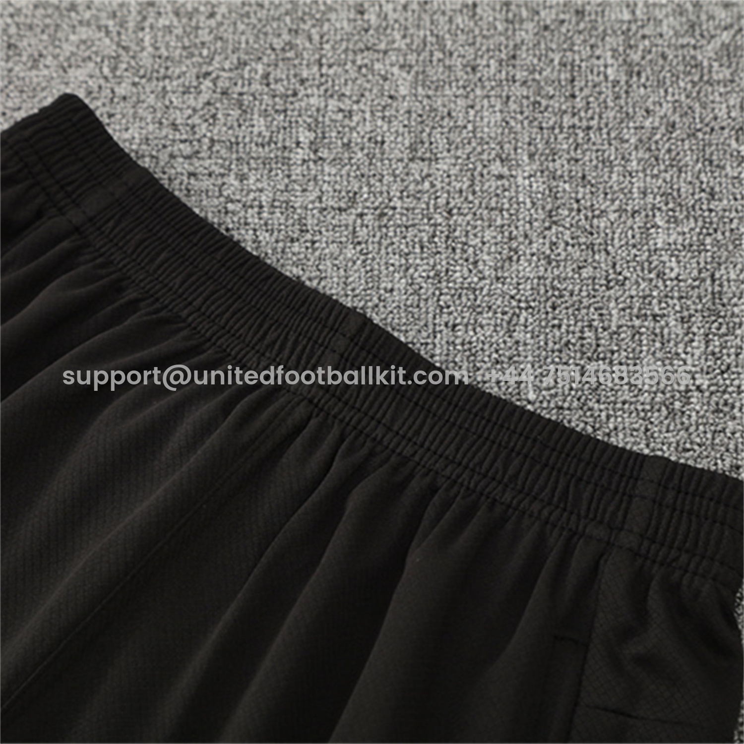 Unitedfootballkit.com | Manchester City 25-26 Kids Short-Sleeve Training Set - Black Top & Black Shorts -Customize Name, Number and Patch | Worldwide Shipping