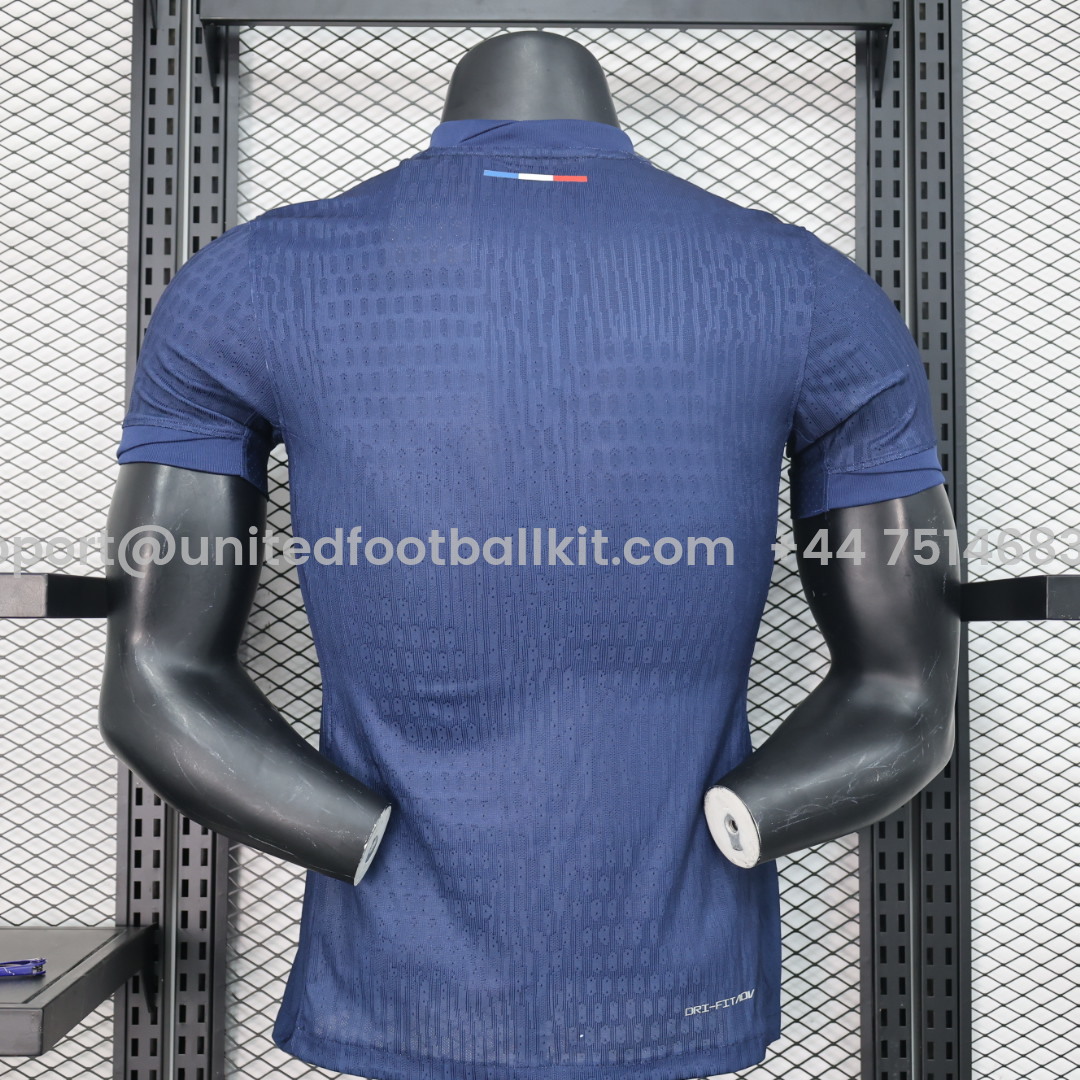 Unitedfootballkit.com | Paris Saint-Germain PSG 24-25 Home Stadium Jersey - Player Version -Customize Name, Number and Patch | Worldwide Shipping