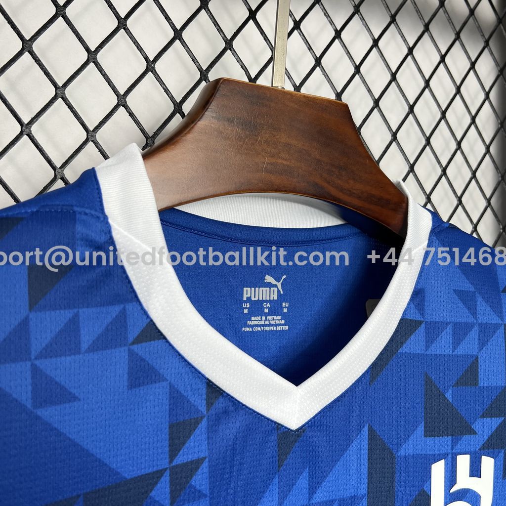 Unitedfootballkit.com | Al Hilal Riyadh Crescent 24-25 Home Jersey - Fans Version -Customize Name, Number and Patch | Worldwide Shipping