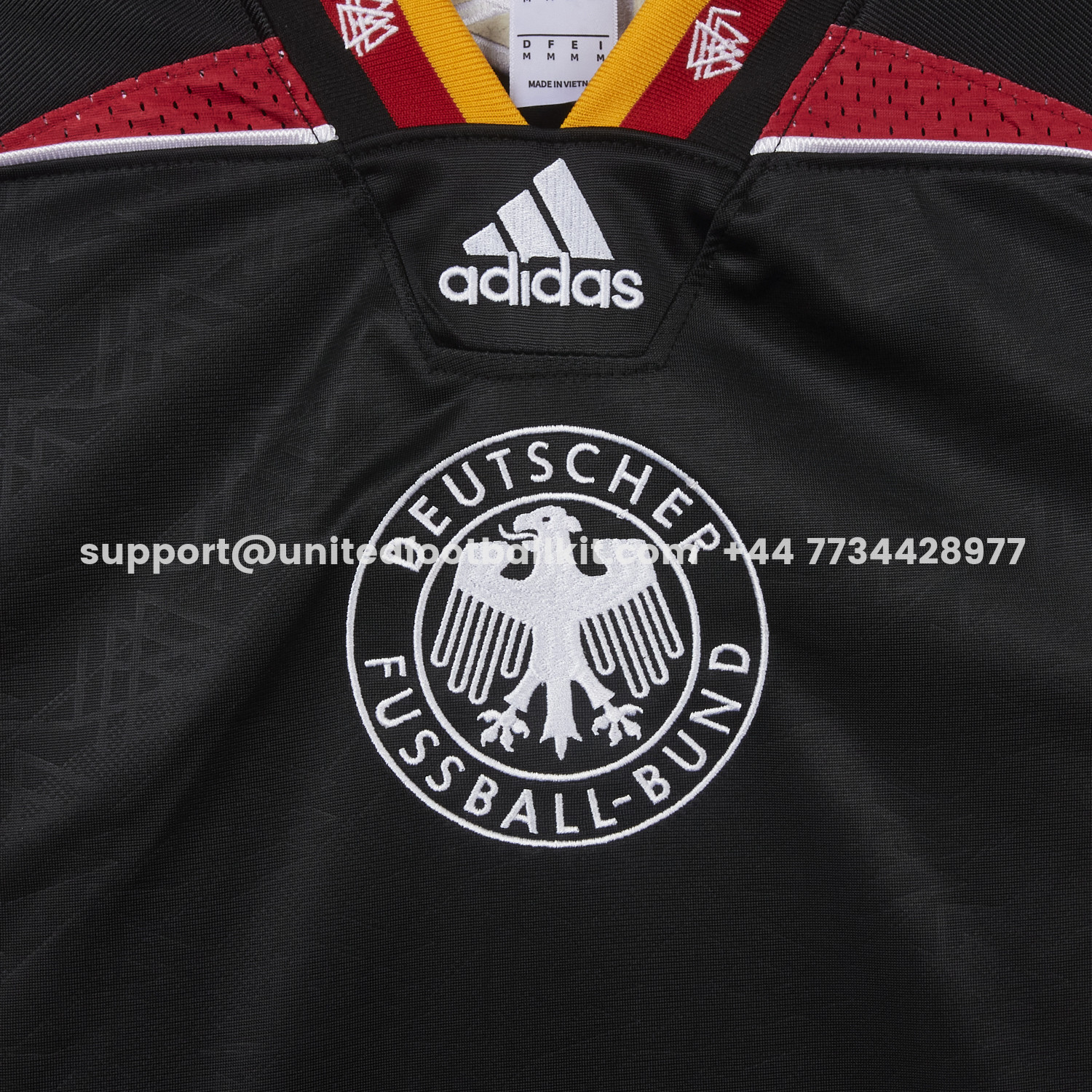 Unitedfootballkit.com | Germany 2026 Retro Style Black Jersey - Fans Version -Customize Name, Number and Patch | Worldwide Shipping