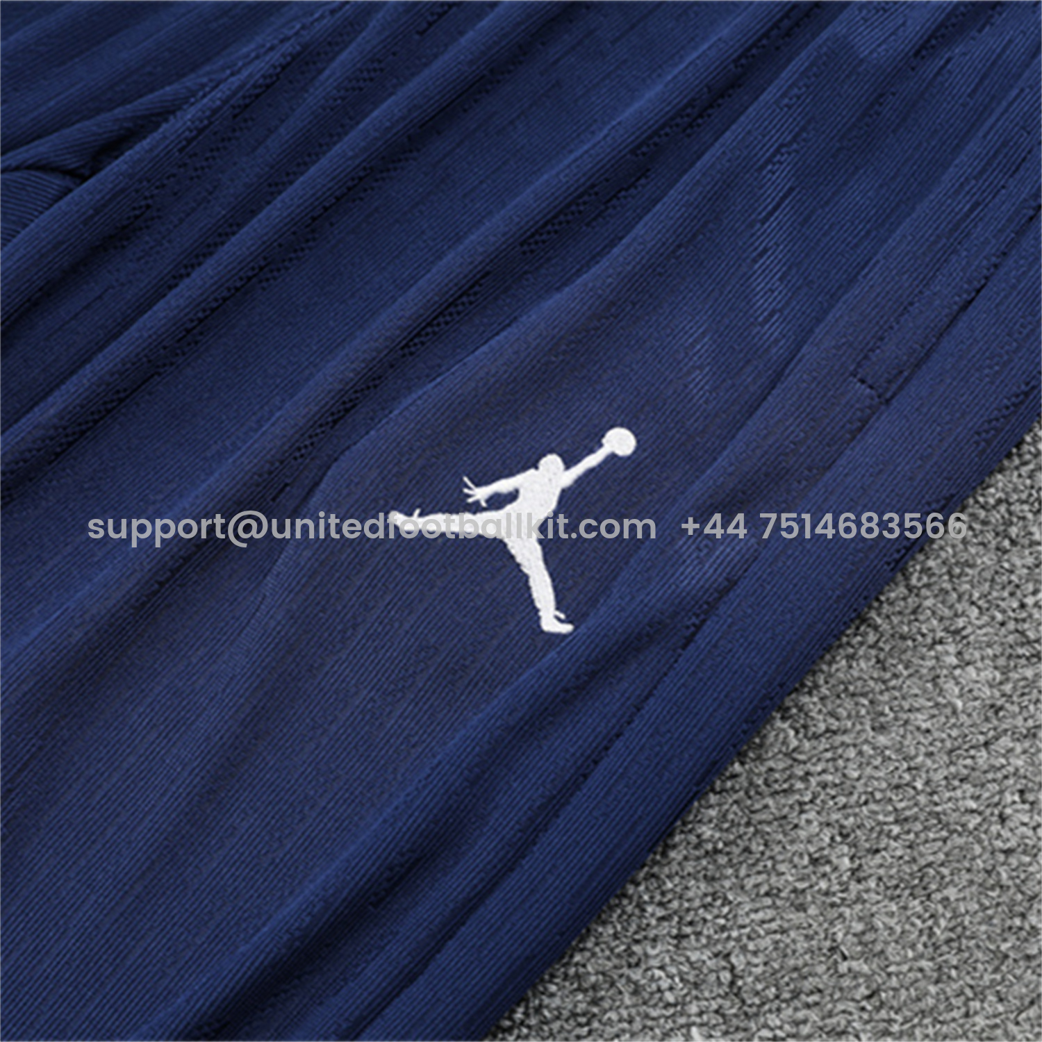 Unitedfootballkit.com | Paris Saint-Germain PSG 25-26 Kid Long Sleeves Training Set - Red Top & Royal Blue Pants -Customize Name, Number and Patch | Worldwide Shipping