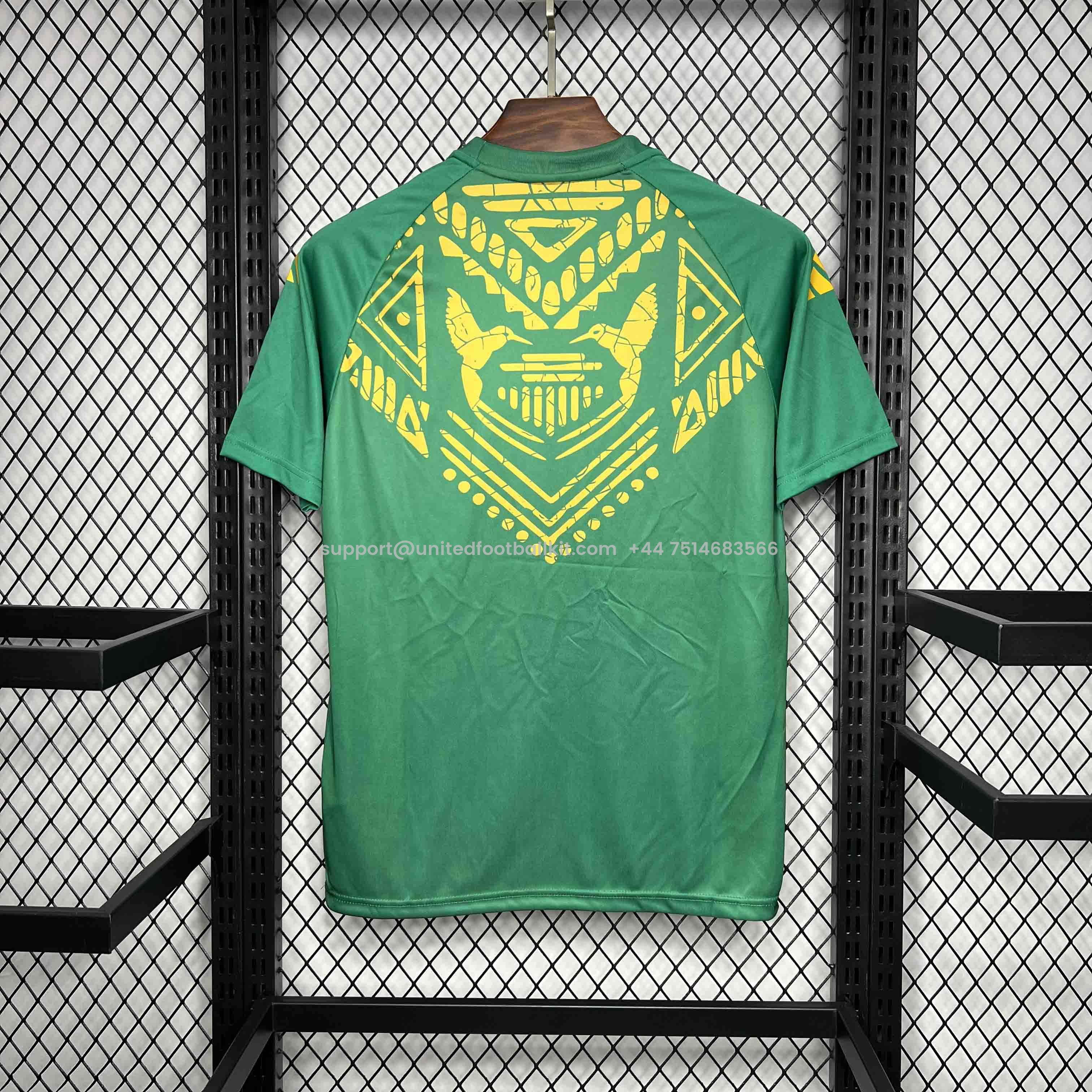 Unitedfootballkit.com | Jamaica 24-25 Pre-Match Training Jersey - Fans Version -Customize Name, Number and Patch | Worldwide Shipping