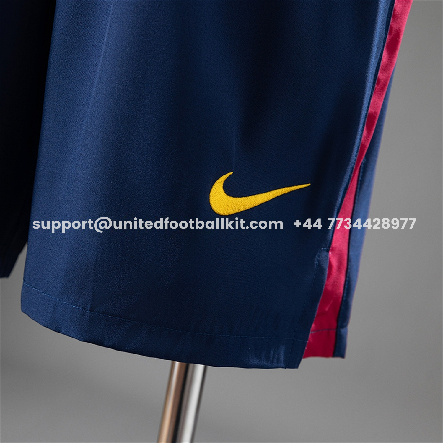 Unitedfootballkit.com | Retro Barcelona 2014-15 Home Shorts -Customize Name, Number and Patch | Worldwide Shipping