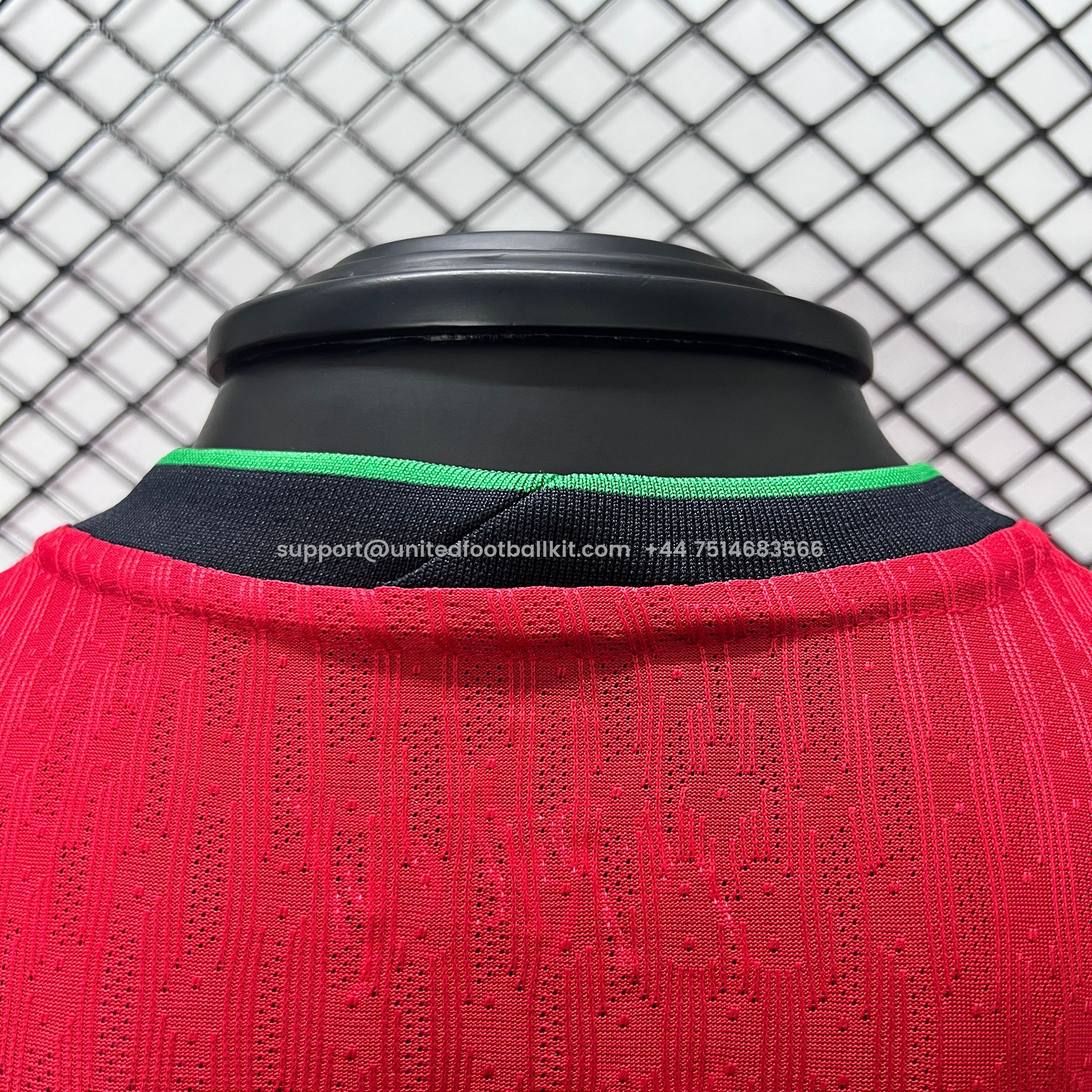 Unitedfootballkit.com | Portugal 2024 Home Stadium Long Sleeve Jersey - Player Version -Customize Name, Number and Patch | Worldwide Shipping