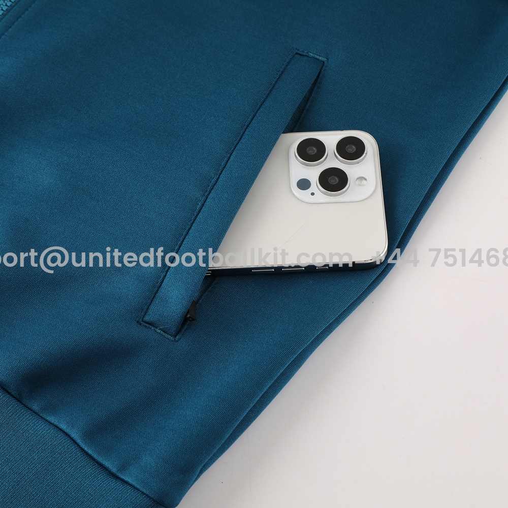 Unitedfootballkit.com | Club América 24-25 Jacket Training Tracksuit - Lake Green -Customize Name, Number and Patch | Worldwide Shipping