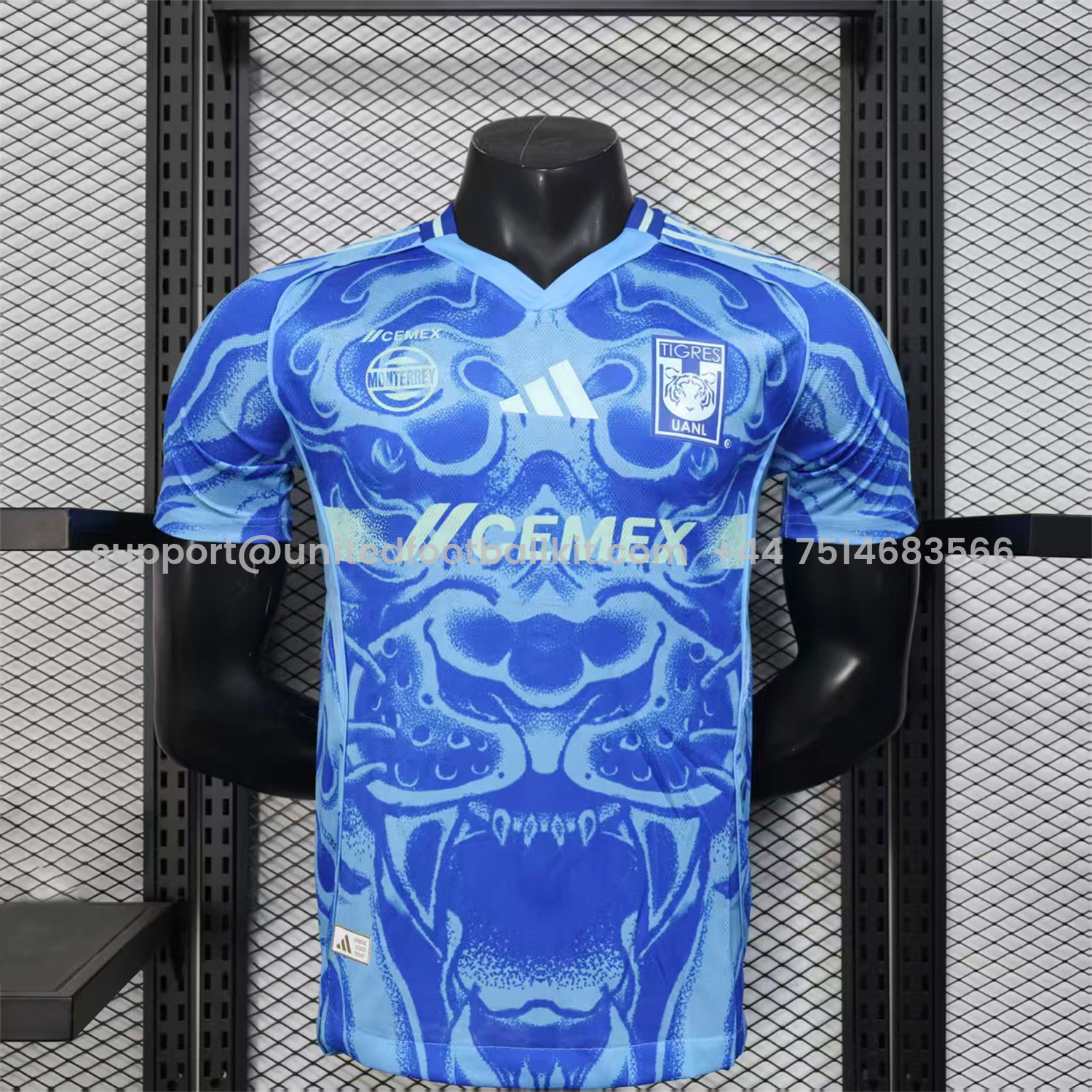 Unitedfootballkit.com | Tigres UANL 25-26 Away Jersey - Player Version -Customize Name, Number and Patch | Worldwide Shipping