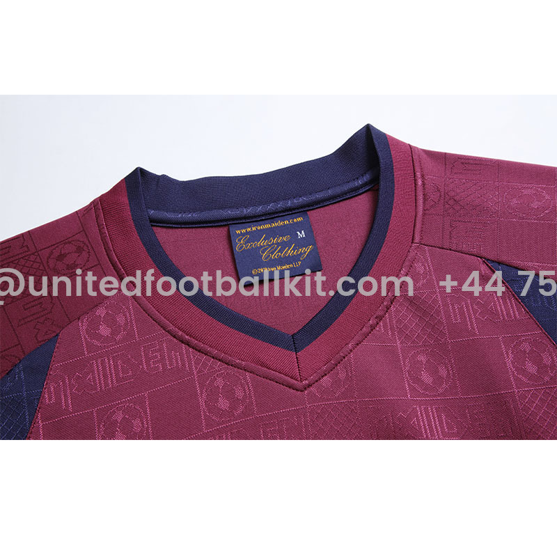 Unitedfootballkit.com | Retro Iron Maiden 2010 Away Jersey -Customize Name, Number and Patch | Worldwide Shipping