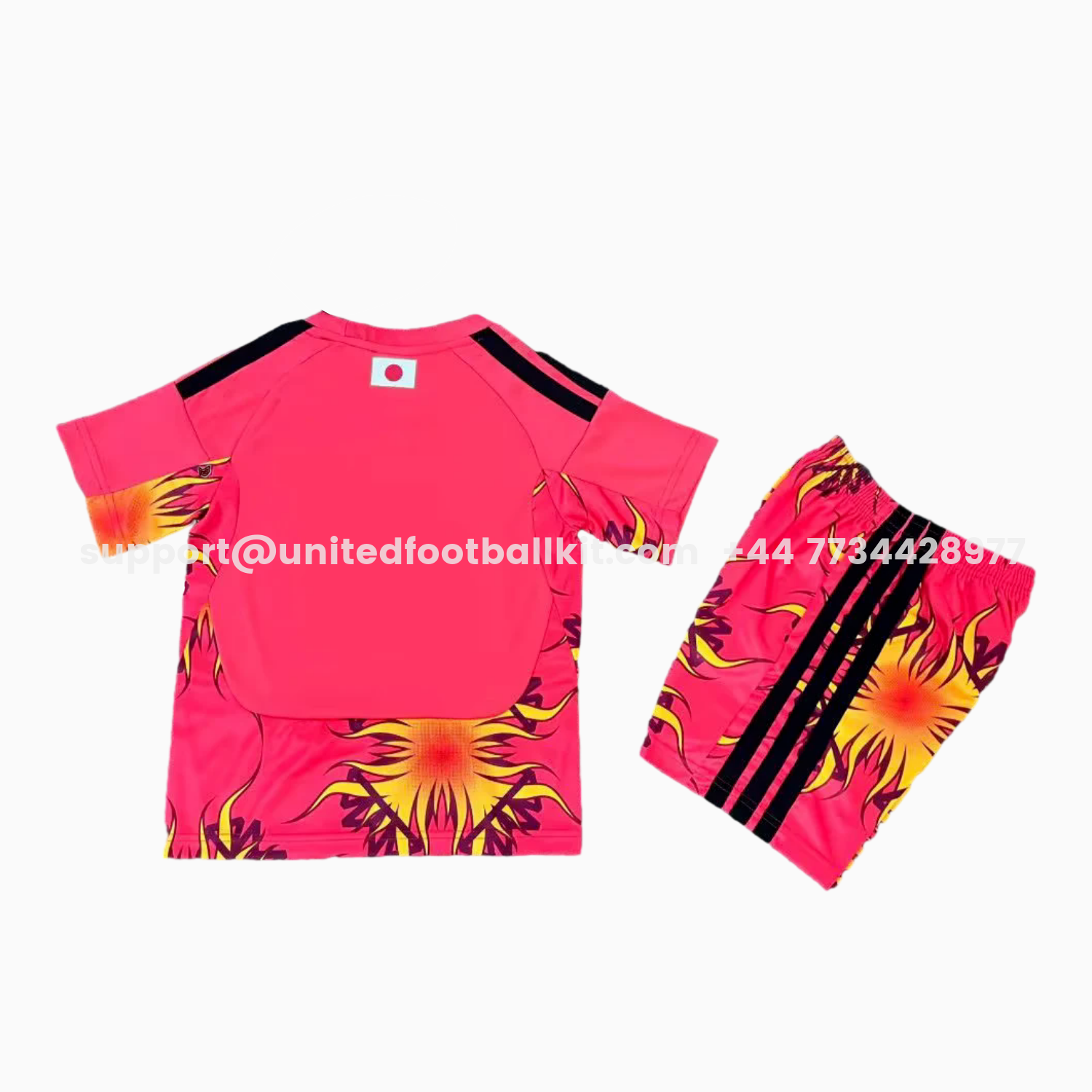 Unitedfootballkit.com | Japan 2026 Red Goalkeeper Kids Kit -Customize Name, Number and Patch | Worldwide Shipping