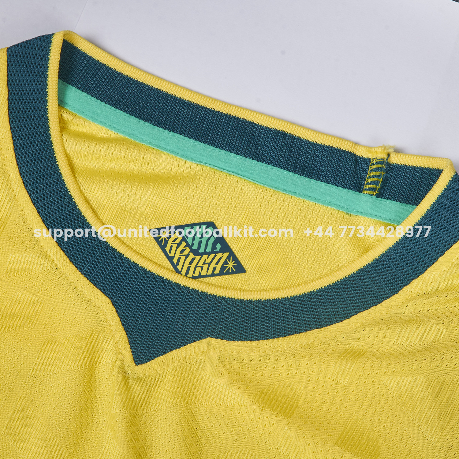 Unitedfootballkit.com | Brazil 2026 Home Jersey - Player Version -Customize Name, Number and Patch | Worldwide Shipping