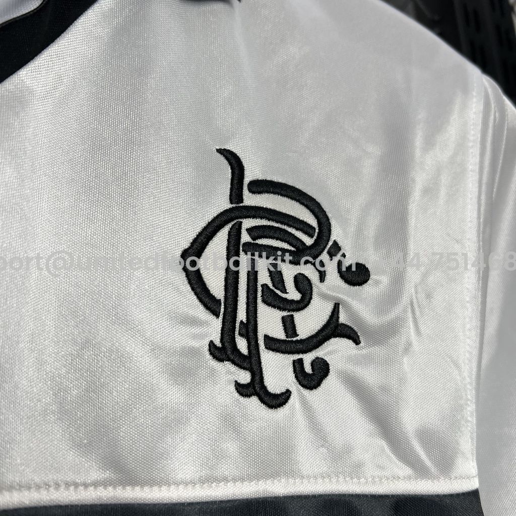 Unitedfootballkit.com | Retro Glasgow Rangers 1999-00 Away Jersey -Customize Name, Number and Patch | Worldwide Shipping