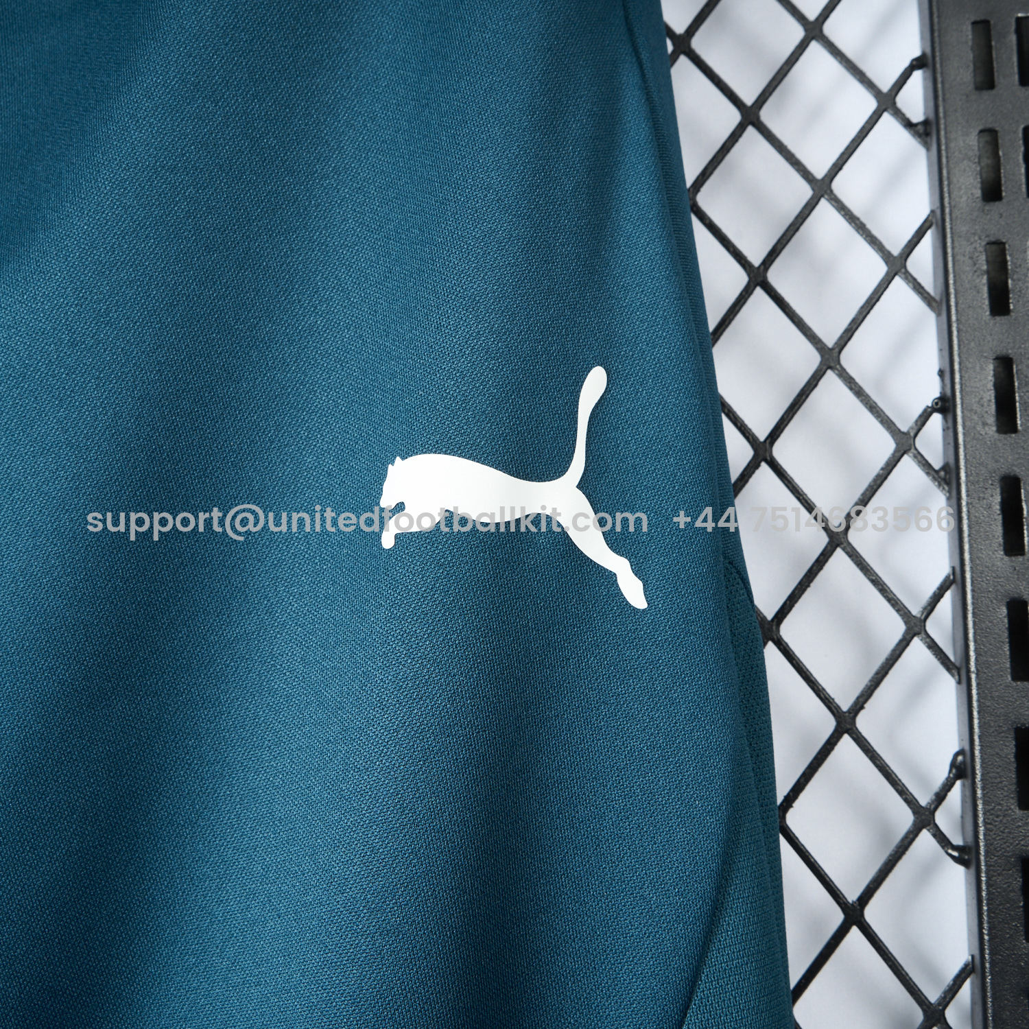 Unitedfootballkit.com | Marseille 24-25 Royal Deep Teal Training Pants - Player Version -Customize Name, Number and Patch | Worldwide Shipping