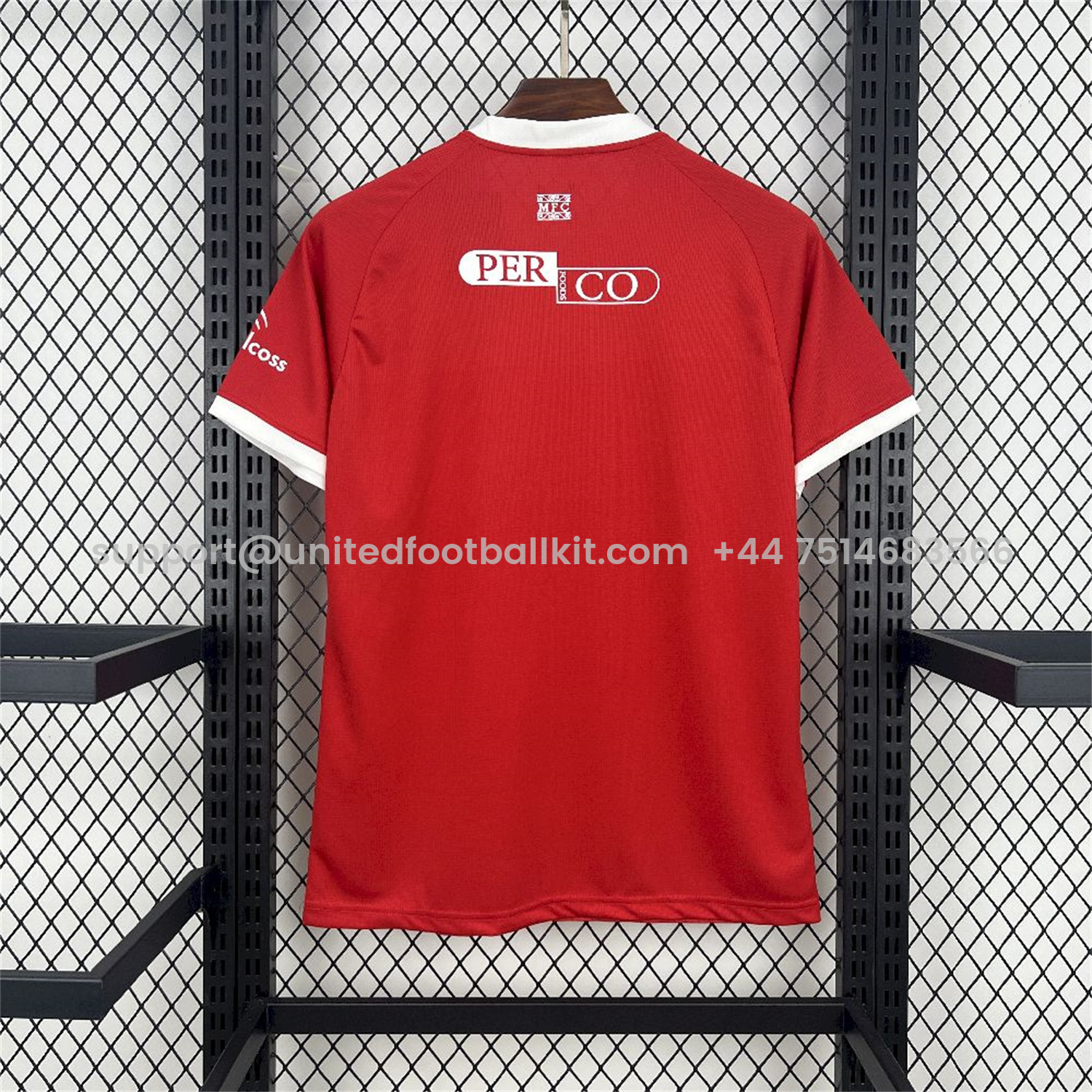 Unitedfootballkit.com | Middlesbrough 25-26 Home Jersey - Fans Version -Customize Name, Number and Patch | Worldwide Shipping