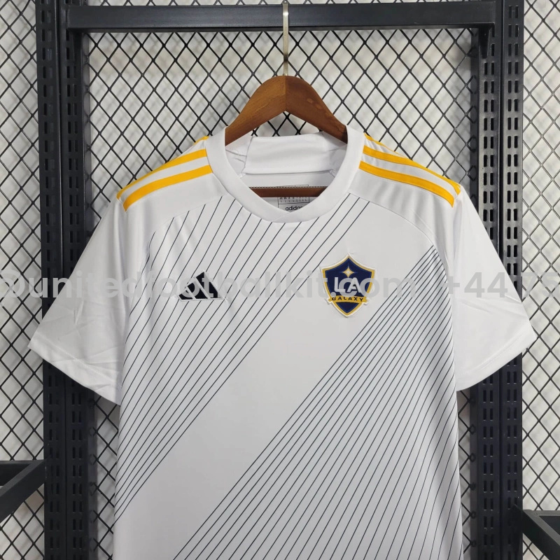 Unitedfootballkit.com | LA Galaxy 2024 Home Stadium Jersey - Fans Version -Customize Name, Number and Patch | Worldwide Shipping