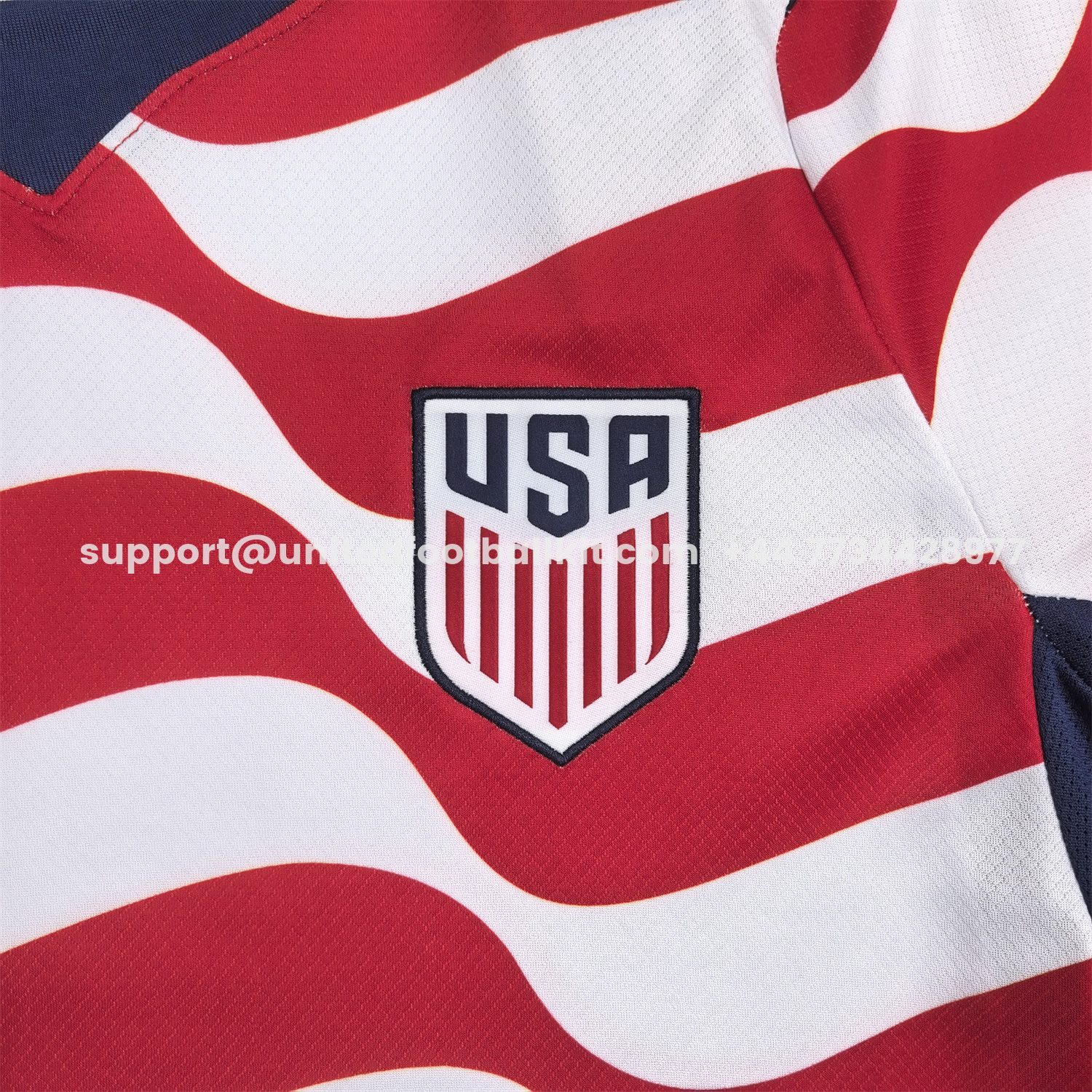Unitedfootballkit.com | 【Stripes on Both Sides】United States USA 2026 Home Jersey - Fans Version -Customize Name, Number and Patch | Worldwide Shipping
