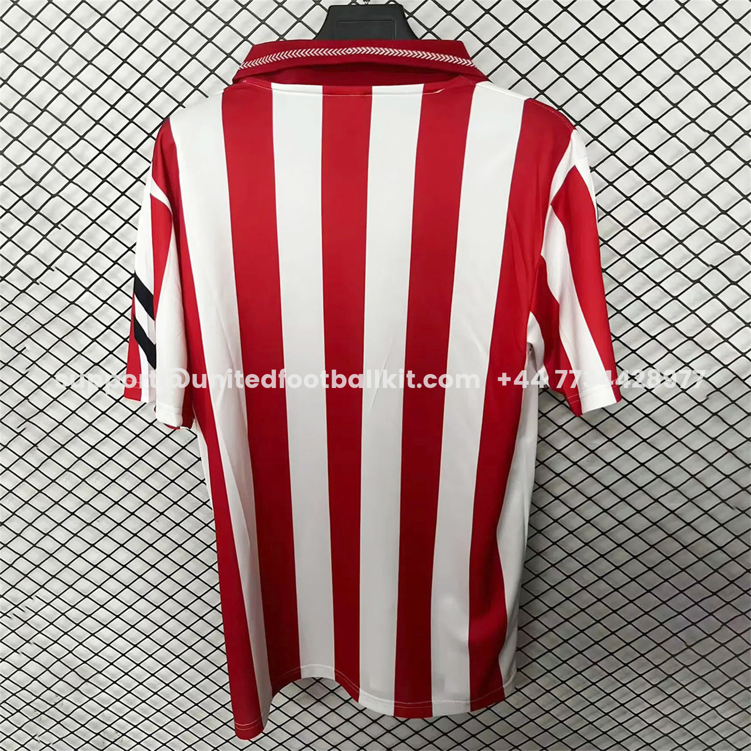Unitedfootballkit.com | Retro Sunderland 1991-92 Home Jersey -Customize Name, Number and Patch | Worldwide Shipping
