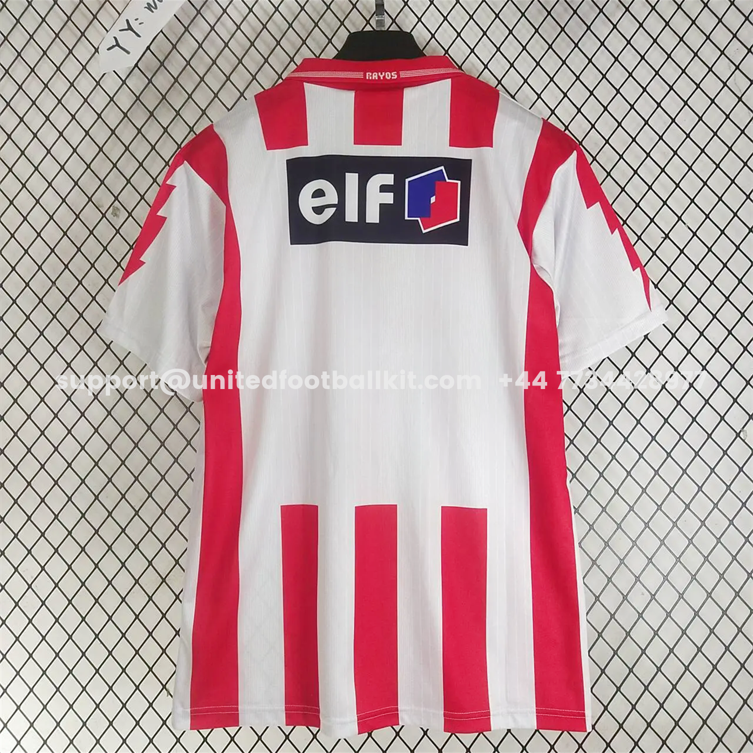Unitedfootballkit.com | Retro Club Necaxa 1995-96 Home Jersey -Customize Name, Number and Patch | Worldwide Shipping